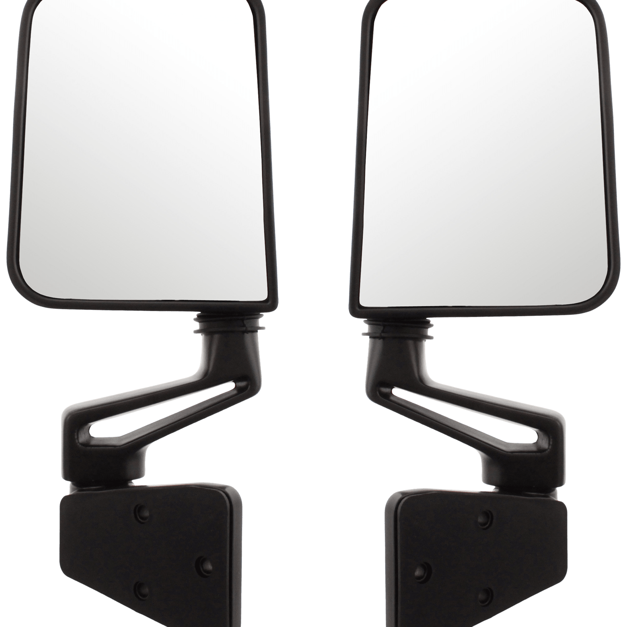 AM WRANGLER 87-02 MIRROR RH AND LH Manual Adjust Manual Folding Non Heated Paintable Metal Housing w Hollow Arm SKU SET JJP12R Partslink CH1320102 CH1320296 CH1321102 CH1321296 OEM 55027207-68084718AA 55027208