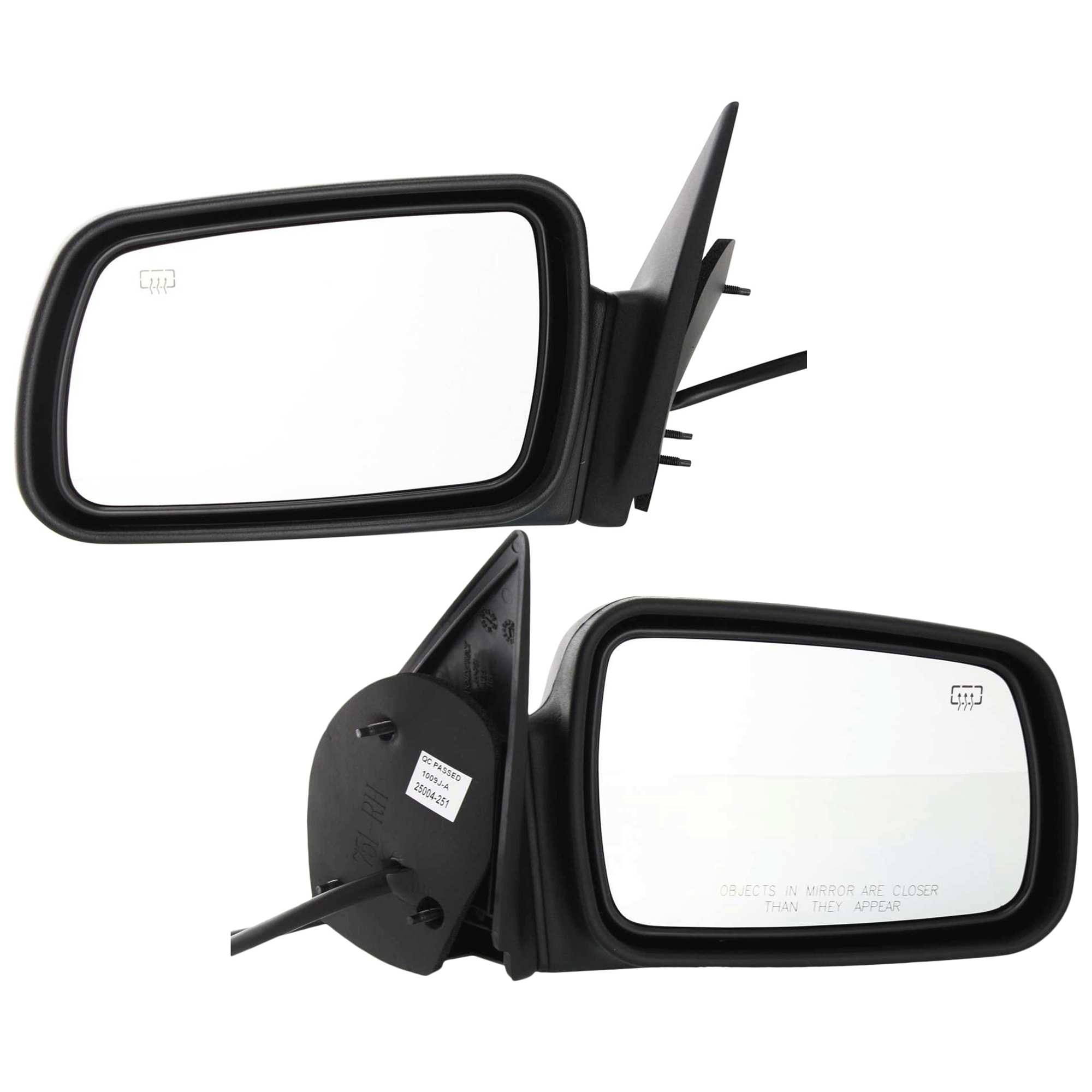 AM GRAND CHEROKEE 96-98 MIRROR RH AND LH Power Manual Folding Heated Textured No Memory SKU SET JJP23ER Partslink CH1320144 CH1321144 OEM 55154802-55154803