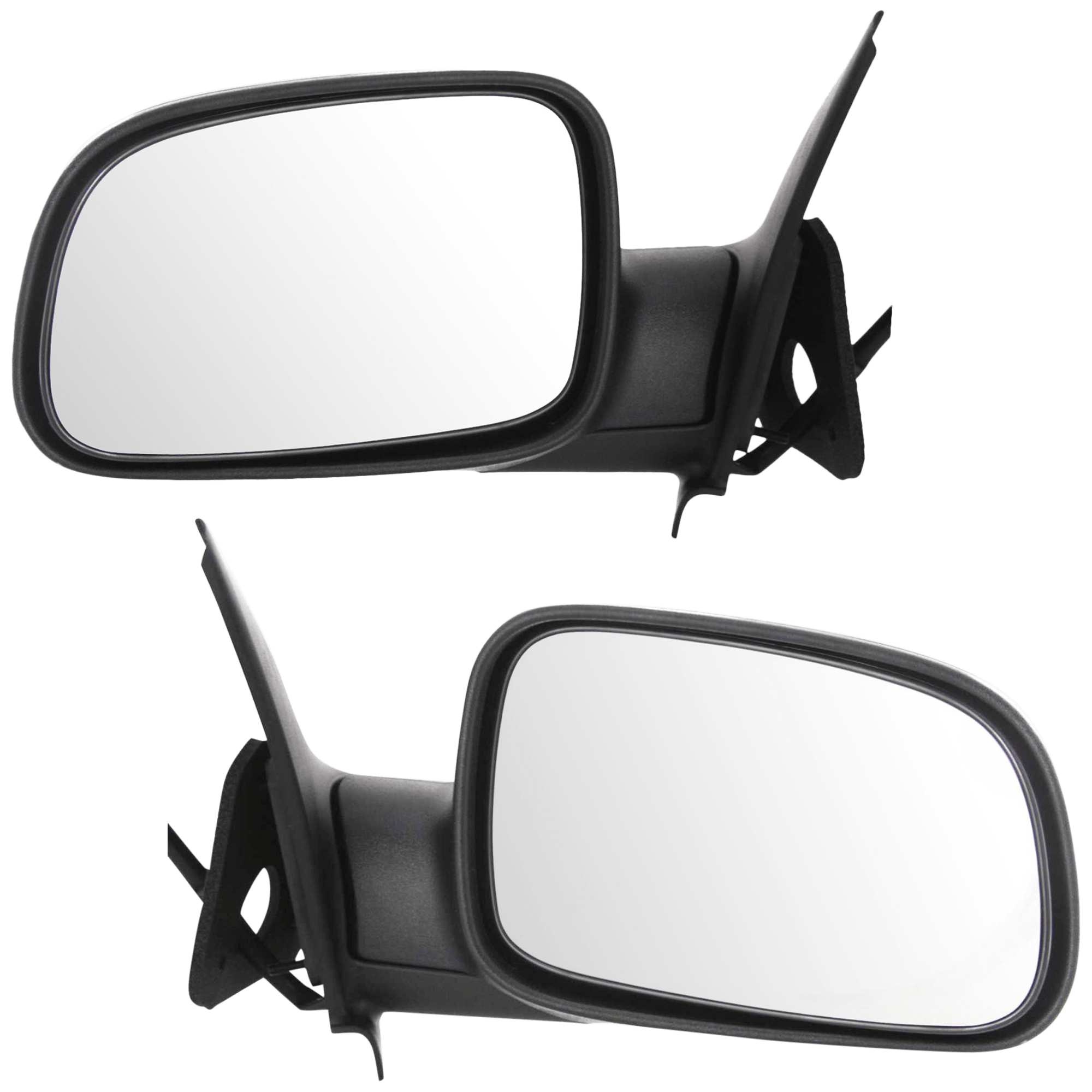 AM GRAND CHEROKEE 99-04 MIRROR RH AND LH Power Manual Folding Non Heated Textured GTN 3 Pin Plug SKU SET JJP24ER Partslink CH1320184 CH1321184 OEM 55155446AE 55155447AD