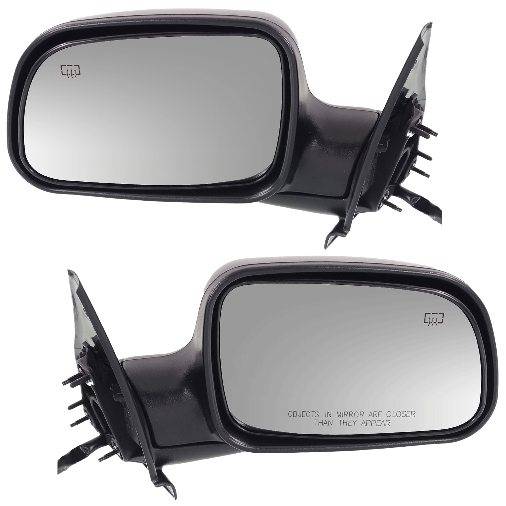 AM GRAND CHEROKEE 99-04 MIRROR RH AND LH Power Manual Folding Heated Textured No Memory 5 Pin Plug SKU SET JJP25ER Partslink CH1320169 CH1321169 OEM 55155233AE 55156880AA