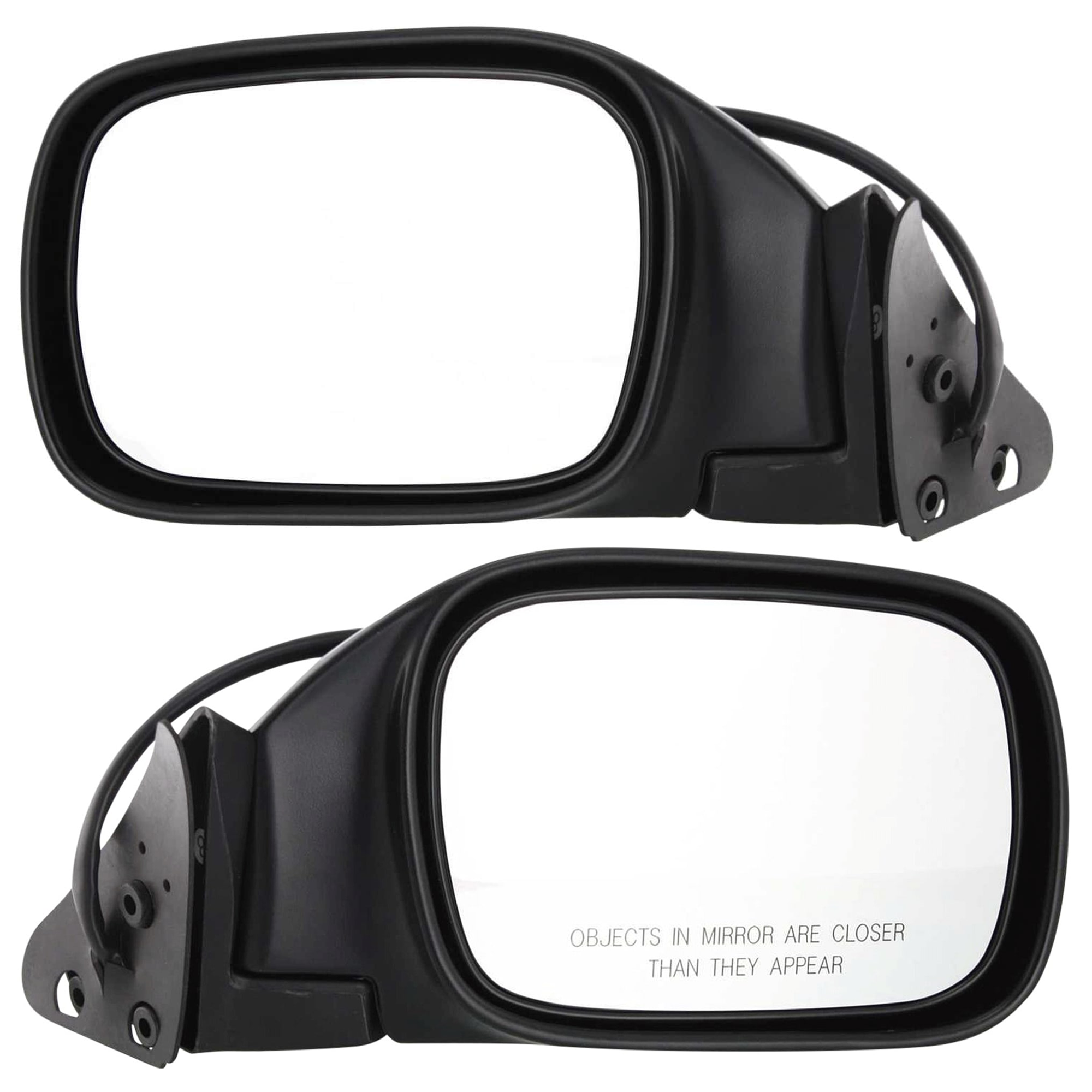 AM CHEROKEE 97-01 MIRROR RH AND LH Power Manual Folding Non Heated Textured SKU SET JJP29ER Partslink CH1320161 CH1321161 OEM 55154948AC 55154949AC