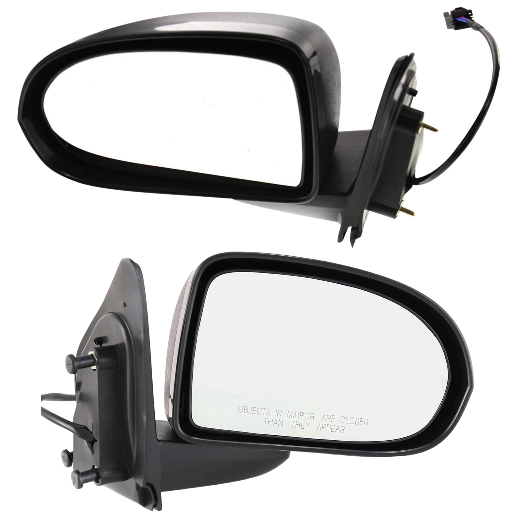 AM COMPASS 07-13 MIRROR RH AND LH Power Manual Folding Non Heated Textured SKU SET JJP32ER Partslink CH1320263 CH1321263 OEM 5115042AG 5115043AG