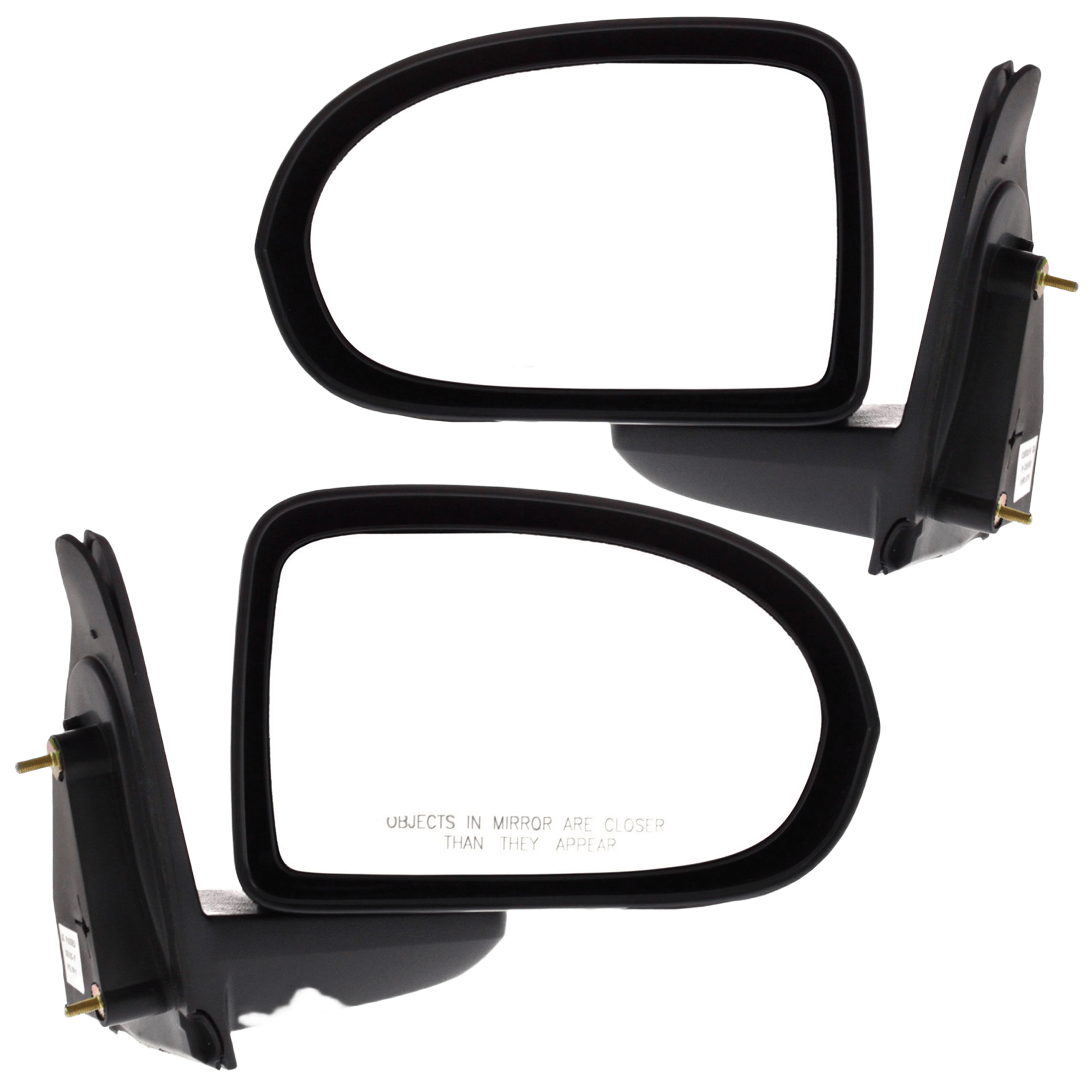 AM COMPASS 07-17 MIRROR RH AND LH Manual Adjust Manual Folding Non Heated Textured SKU SET JJP32R Partslink CH1320266 CH1321266 OEM 5115040AK 5115041AK 5115041AJ