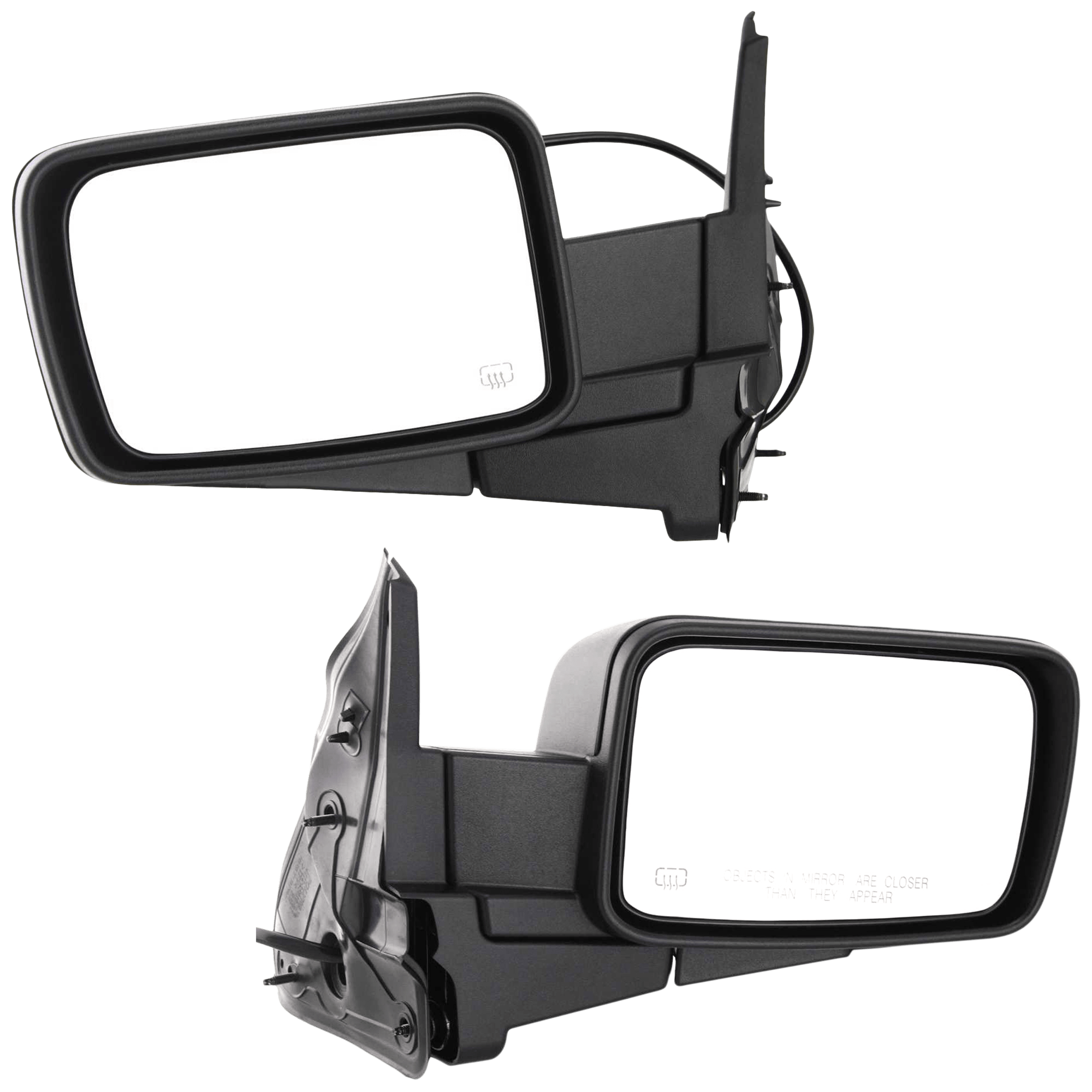 AM COMMANDER 06-10 MIRROR RH AND LH Power Manual Folding Heated Paintable No Auto dimming BSD Memory and Signal Light SKU SET JJP34ER Partslink CH1320267 CH1321267 OEM 55396636AD 55396637AD