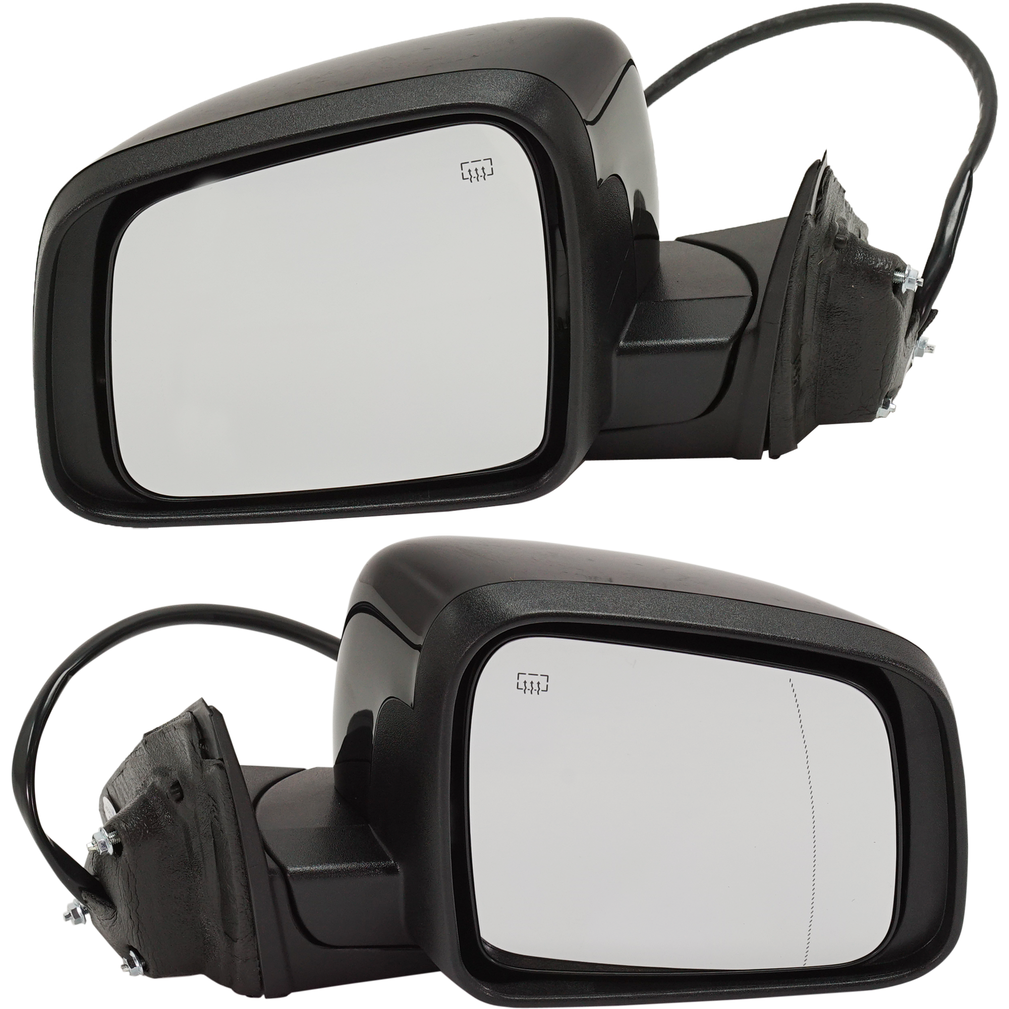 AM GRAND CHEROKEE WK 14-22 MIRROR RH AND LH Power Power Folding Heated Paintable w Signal Light No Auto dimming BSD Memory and Puddle Light SKU SET JJP42ER S Partslink CH1320413 CH1321413 OEM 5SG24AXRAE 5SG25AXRAE