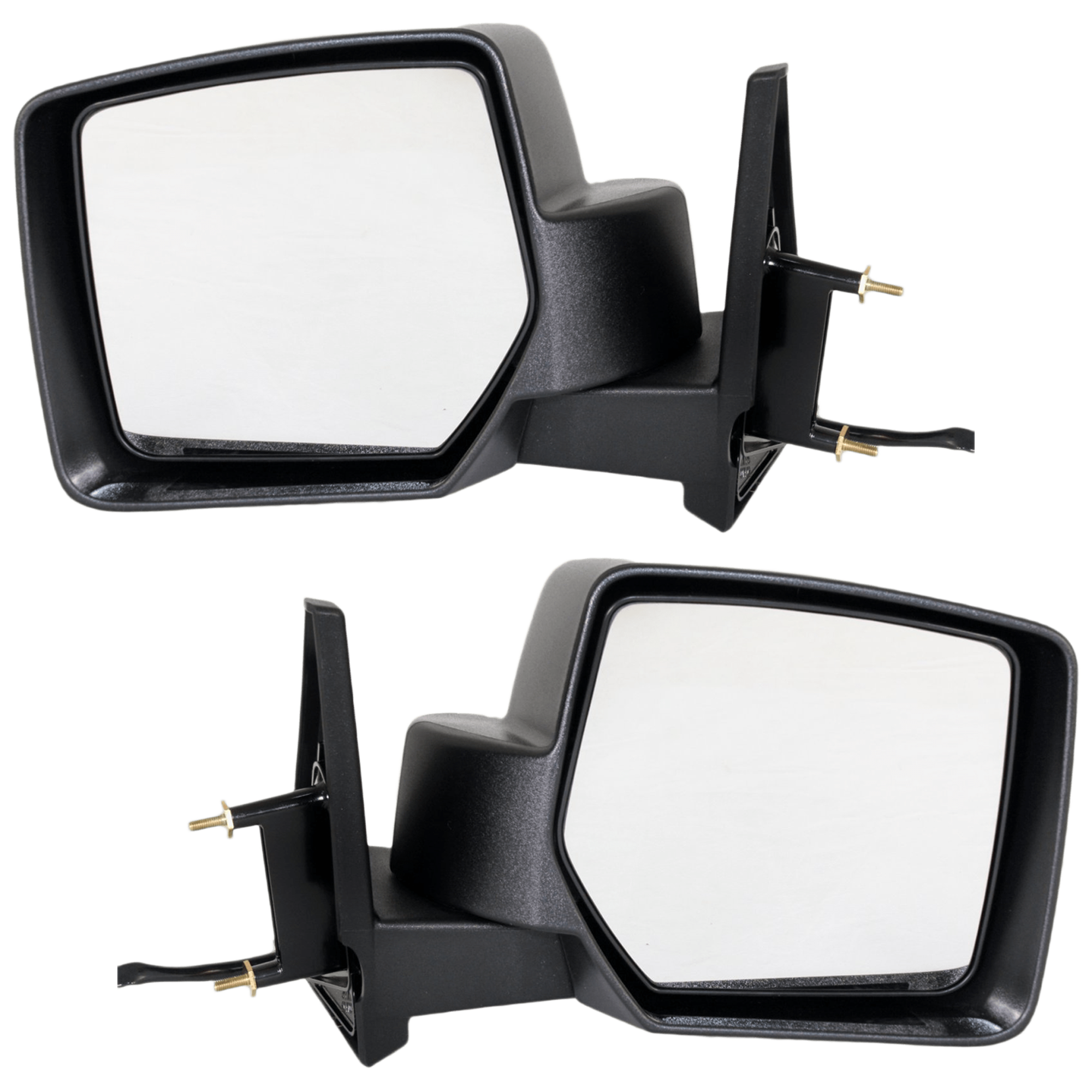 AM PATRIOT 07-17 MIRROR RH AND LH Power Manual Folding Non Heated Textured SKU SET JJP46ER Partslink CH1320282 CH1321282 OEM 5155458AG 5155459AG