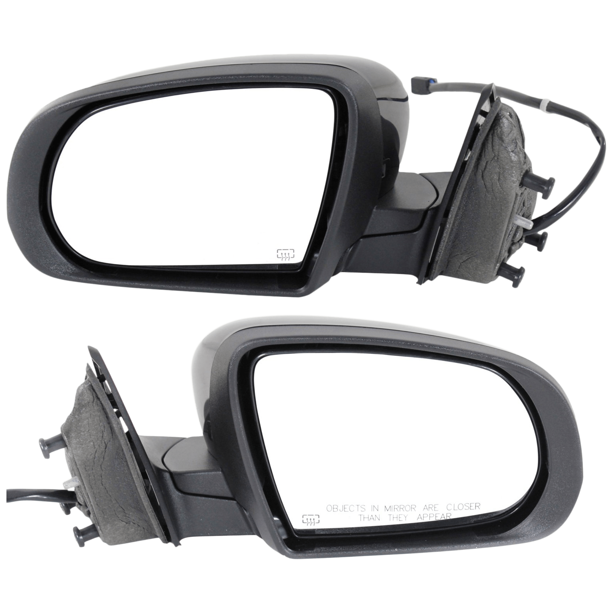 AM CHEROKEE 14-18 MIRROR RH AND LH Power Manual Folding Heated Paintable No Auto dimming BSD Memory and Signal Light SKU SET JJP61ER Partslink CH1320374 CH1321374 OEM 1VF36TZZAD 1VF37TZZAD