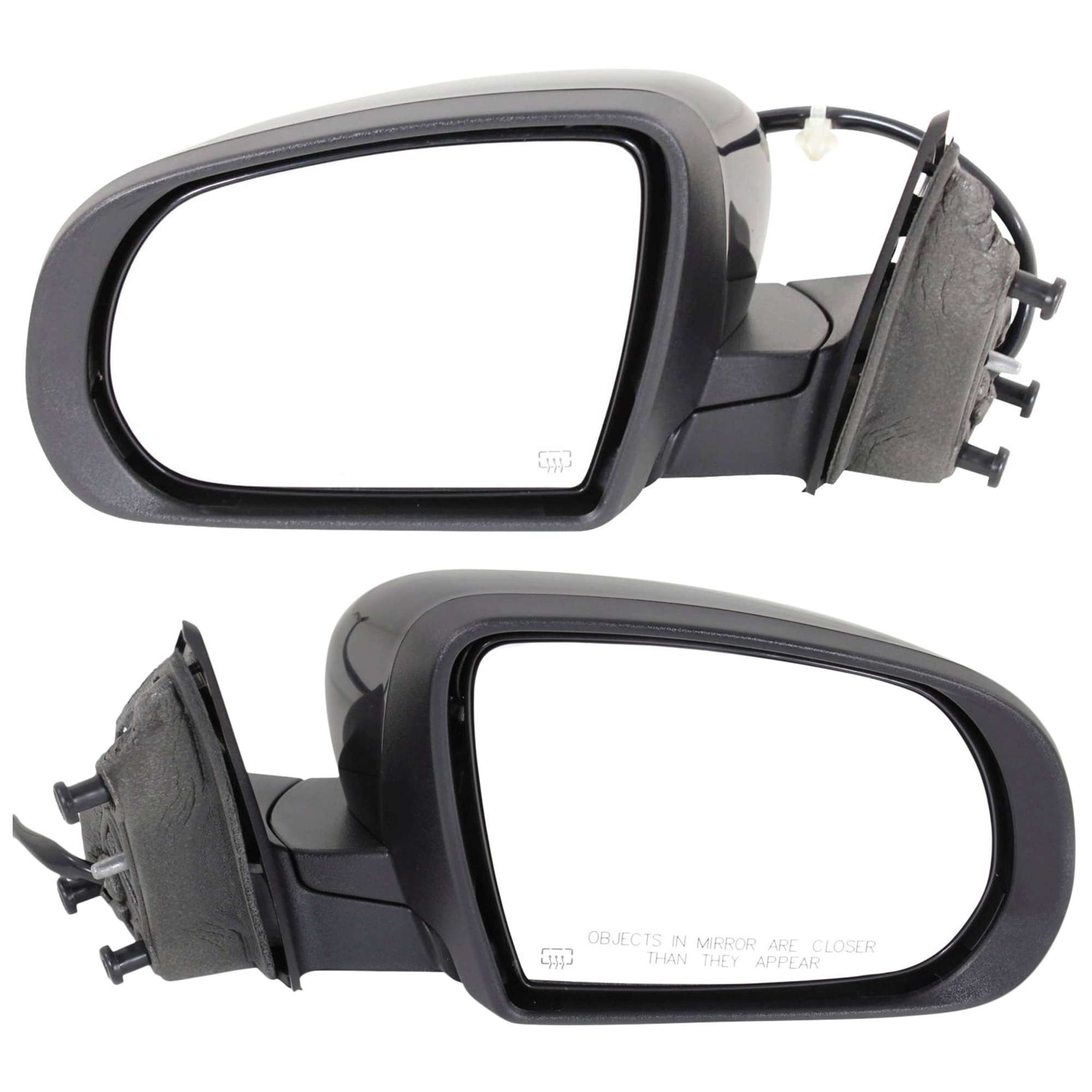 AM CHEROKEE 14-23 MIRROR RH AND LH Power Glass Manual Folding Heated No Auto dimming No Blind Spot Feature In housing Signal Light w memory Non Towing Paintable SKU SET JJP62ER S Partslink CH1320375 CH1321375 OEM 1UV68TZZAD 68228914AA 1UV69TZZ