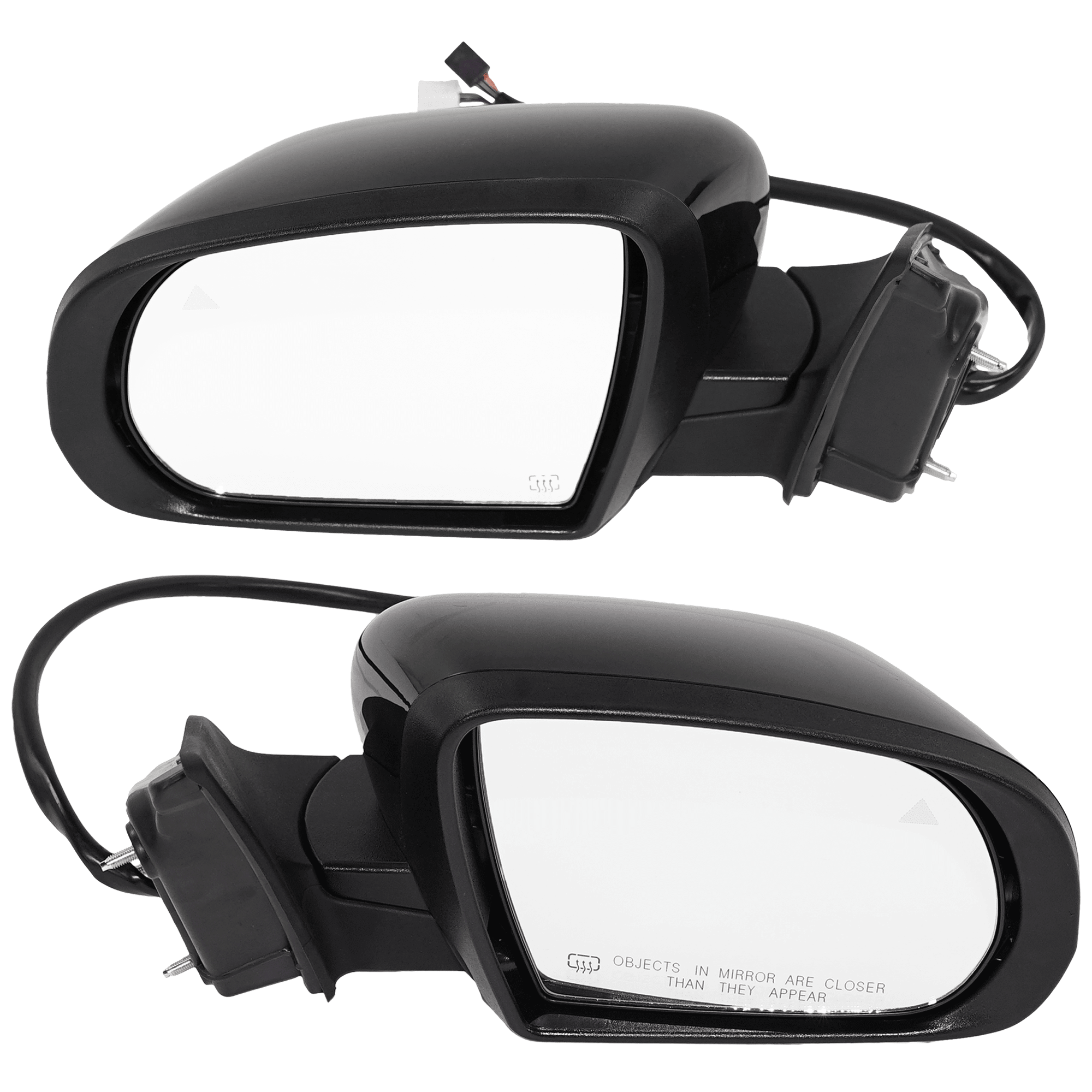 AM CHEROKEE 14-18 MIRROR RH AND LH Power Manual Folding Heated Paintable w Auto Dimming BSD in Glass and In housing Signal Light No Memory SKU SET JJP71ER S T OEM 1UV66TZZAD PFM 1UV67TZZAD PFM
