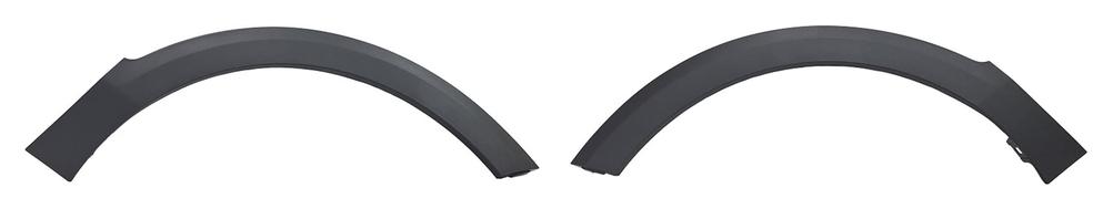 AM NIRO 23-24 FRONT WHEEL OPENING MOLDING RH AND LH Textured EX LX Models CAPA SKU SET JK22130001Q Partslink KI1290118C KI1291118C OEM 87711AT000-87712AT000
