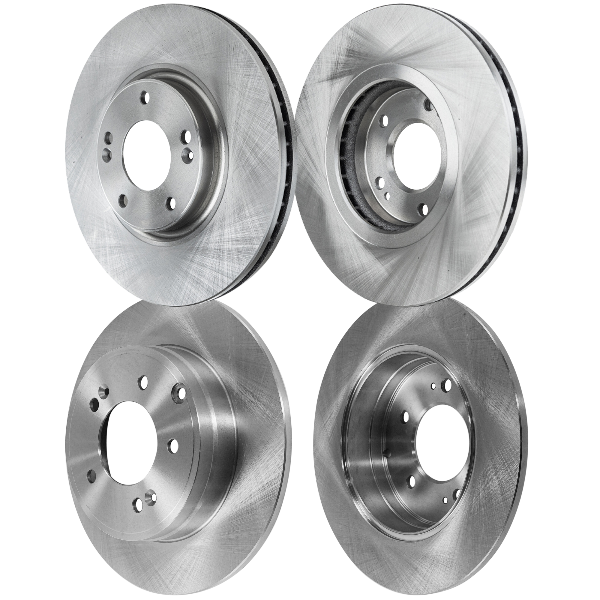 AM AZERA 09-11 FRONT AND REAR BRAKE DISC 4 Wheel Set SKU SET JK27110002-4 C OEM 517123F100-584110A100