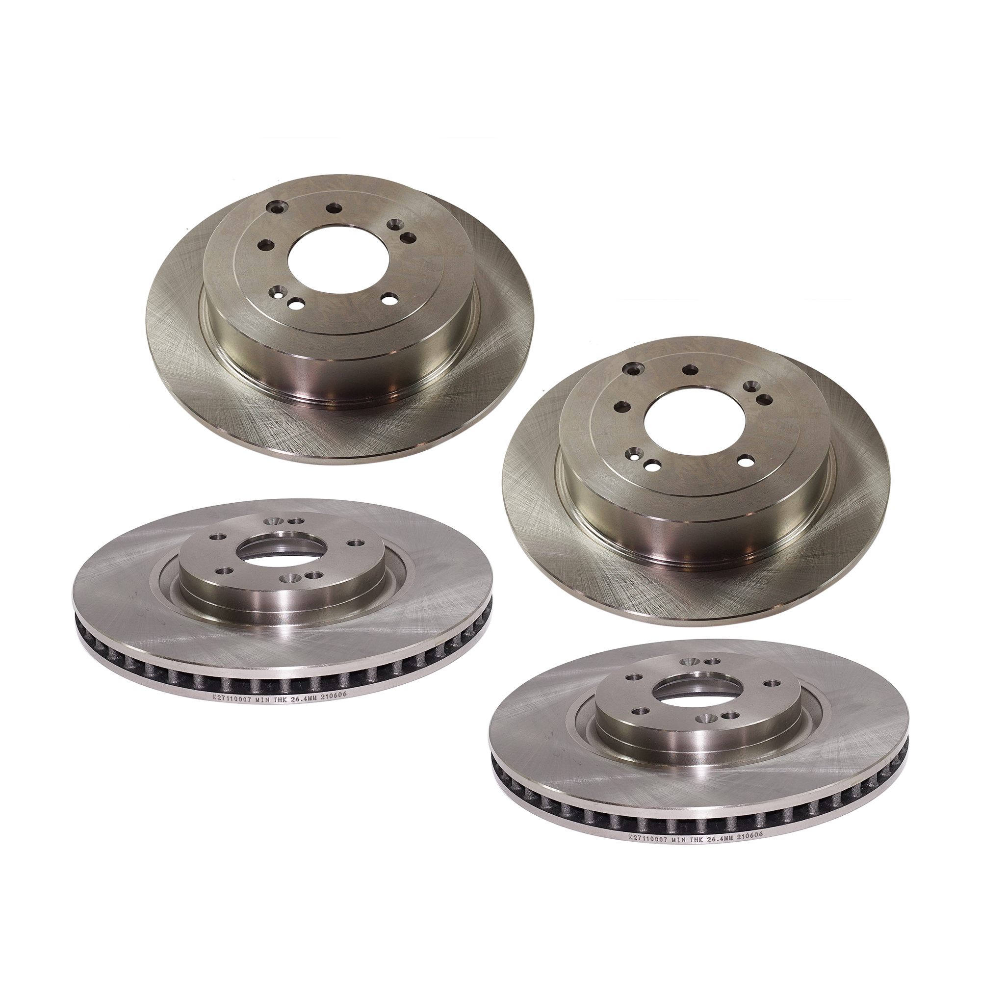 AM SPORTAGE 17-20 FRONT AND REAR BRAKE DISC 4 Wheel Set SKU SET JK27110007-4 C OEM 31590-44728-850264-60003003-31