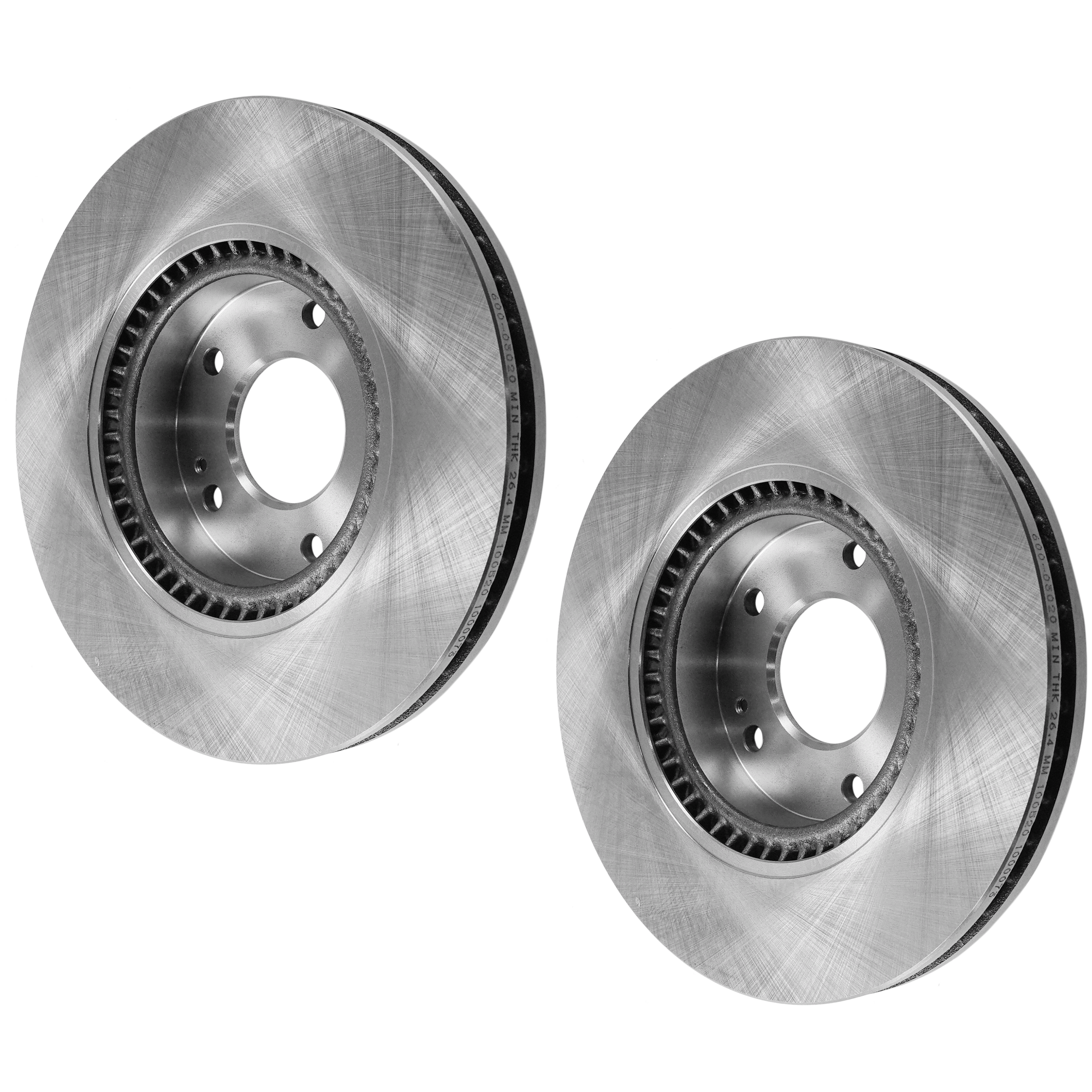 AM SONATA 05-15 FORTE5-12-18 FRONT BRAKE DISC 2 Wheel Set SKU SET JK27110020-2 OEM 517123K100