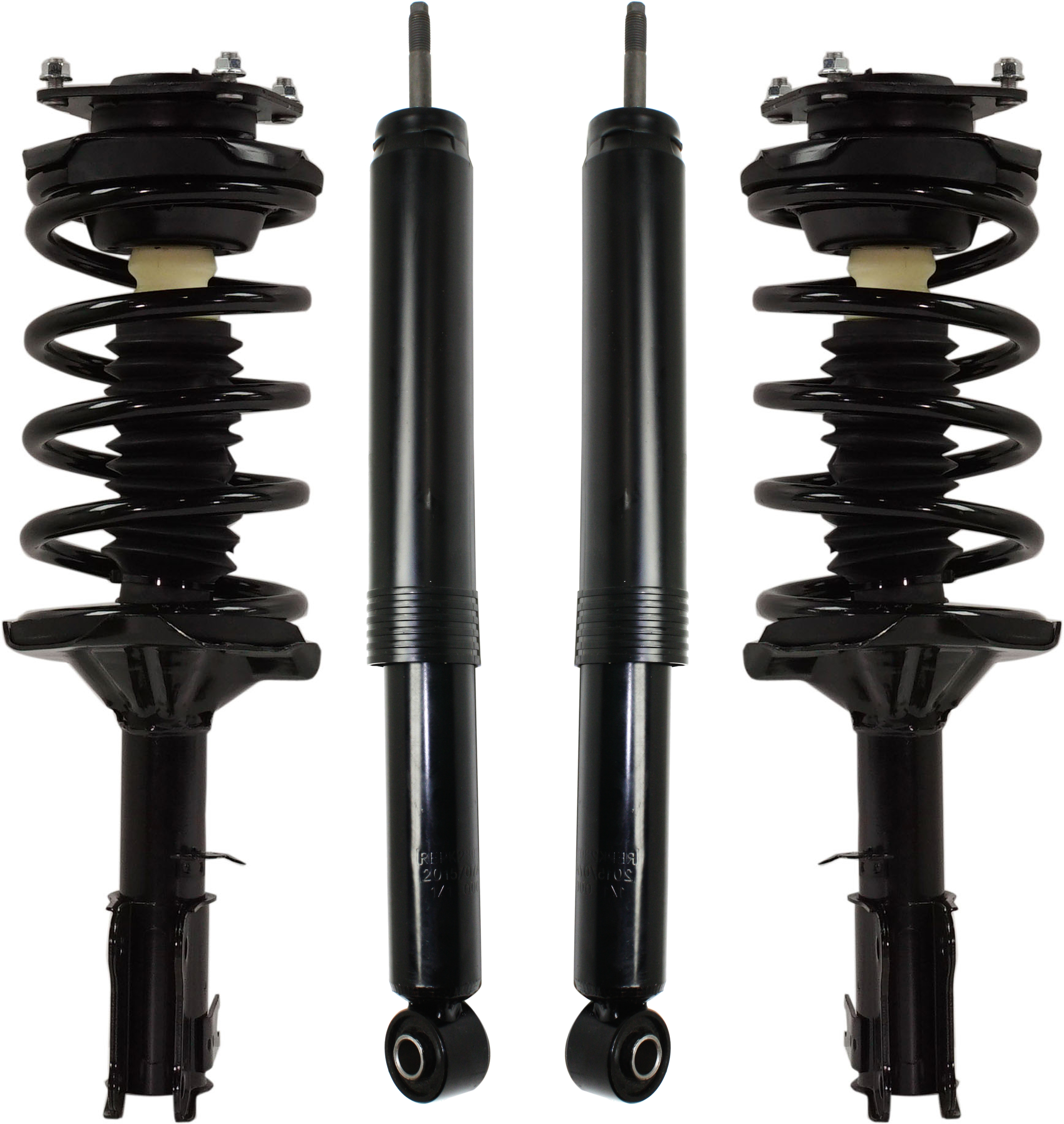 AM SEDONA 02-05 FRONT AND REAR SHOCK AND FULLY LOADED STRUT RH AND LH Gas Charged Twin tube Set of 4 SKU SET JK28050005-4 OEM 0K53A28700E 172170-882395-0K52