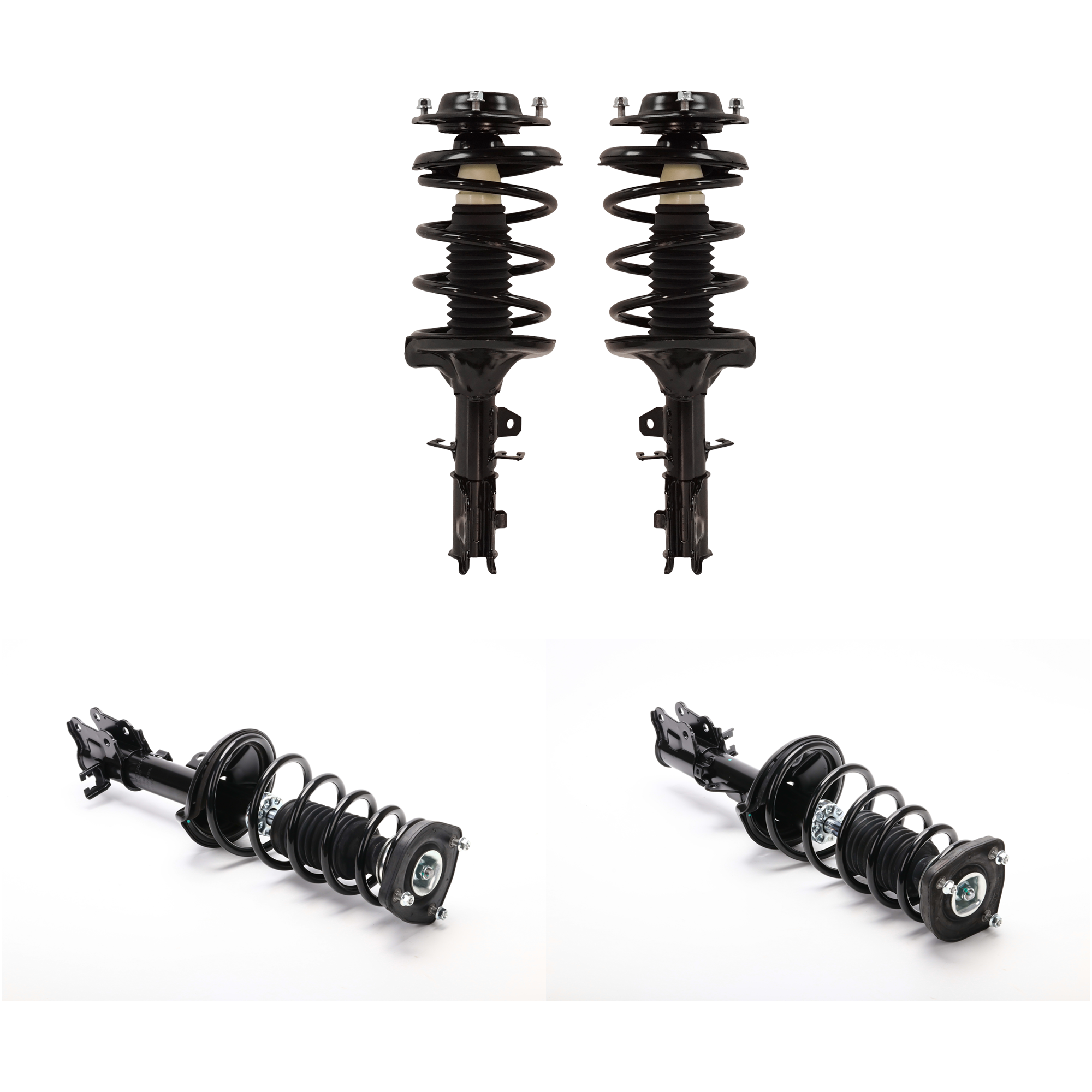 AM SPECTRA 04-09 SPECTRA5-05-09 FRONT AND REAR FULLY LOADED STRUT RH AND LH Set of 4 SKU SET JK28050013-4 B OEM 1331705L 818621-1333470L 33KA1