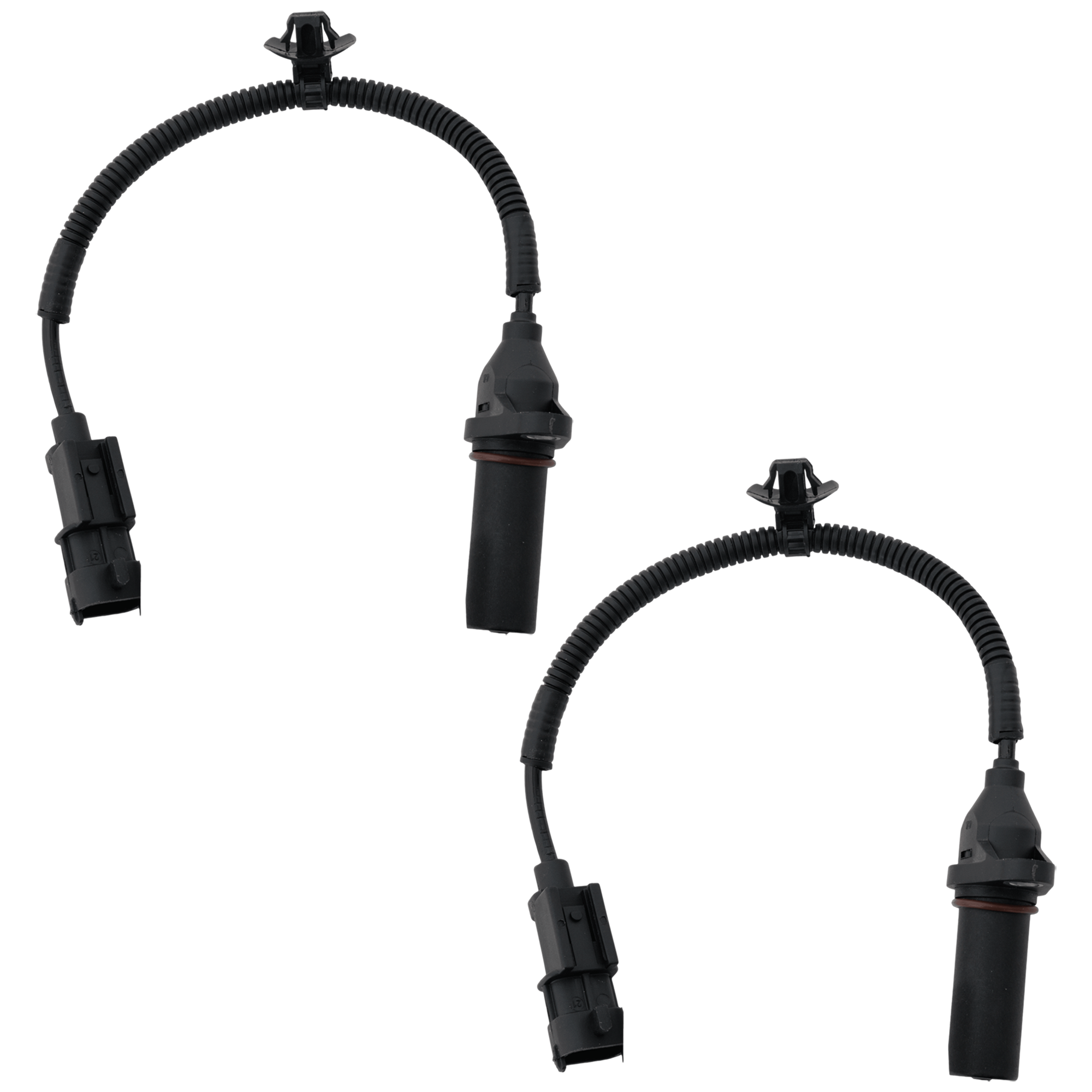 AM FORTE 14-19 RIO 12-19 CRANKSHAFT POSITION SENSOR 2 Male Blade Terminals 1 Female Rectangular Connector Set of 2 SKU SET JK31180001-2