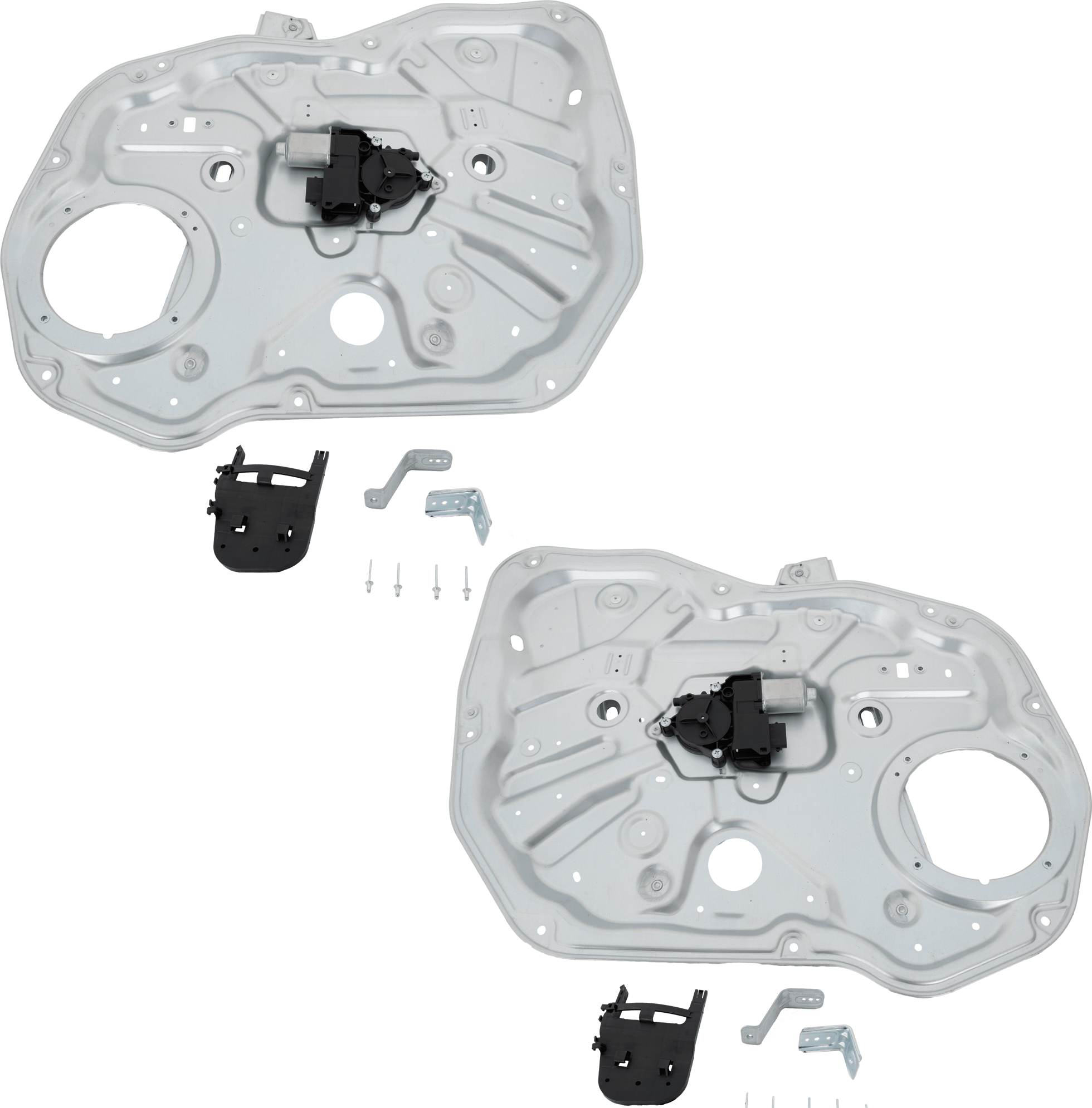 AM SORENTO 11-14 FRONT WINDOW REGULATOR RH AND LH Power w Motor and Panel 6 Pin SKU SET JK46290001 OEM 824011U000 PFM 824021U000 PFM
