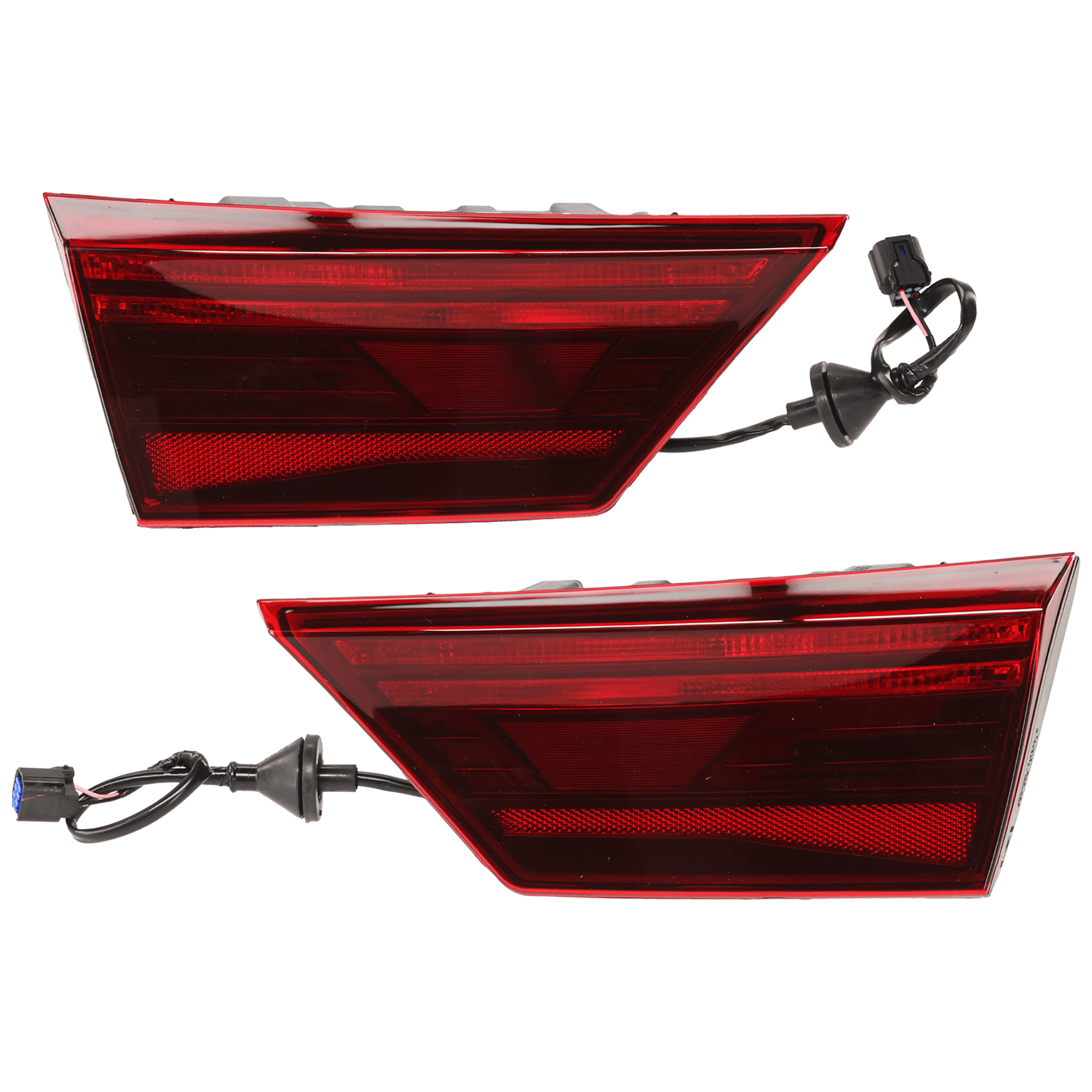 AM FORTE 19-24 TAIL LAMP RH AND LH Inner Assembly Halogen FE LX LXS Models On Luggage Lid Sedan CAPA SKU SET JK73010001AQ Partslink KI2802145C KI2803145C OEM 92403M7000-92404M7000