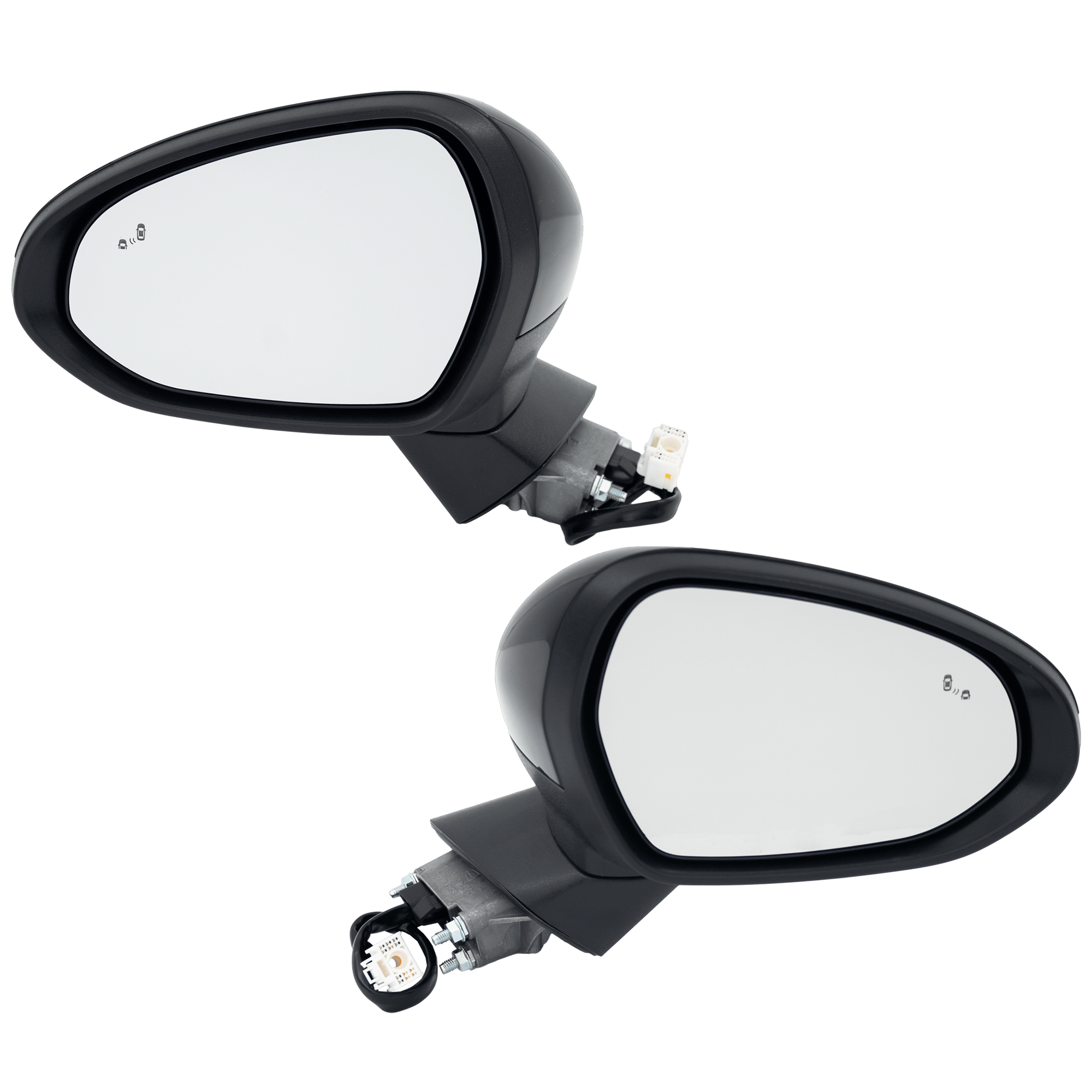 AM K5-21-24 MIRROR RH AND LH Power Manual Folding Heated LXS Model Paintable w BSD No Signal Light Auto Dimming Memory Puddle Light SKU SET JKA117ER OEM 87610L3230 PFM 87620L3230 PFM