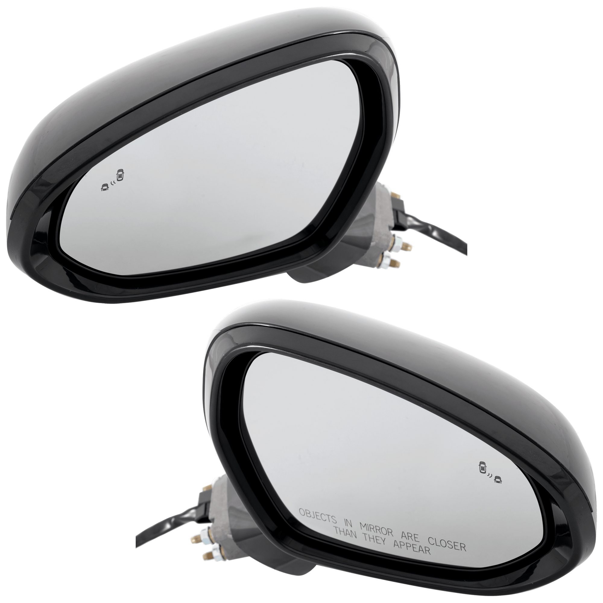 AM K5-21-24 MIRROR RH AND LH Power Manual Folding Heated Paintable EX Model w BSD No Signal Light Auto Dimming Memory and Puddle Light SKU SET JKA118ER Partslink KI1320245 KI1321245 OEM 87610L3180-87620L3180