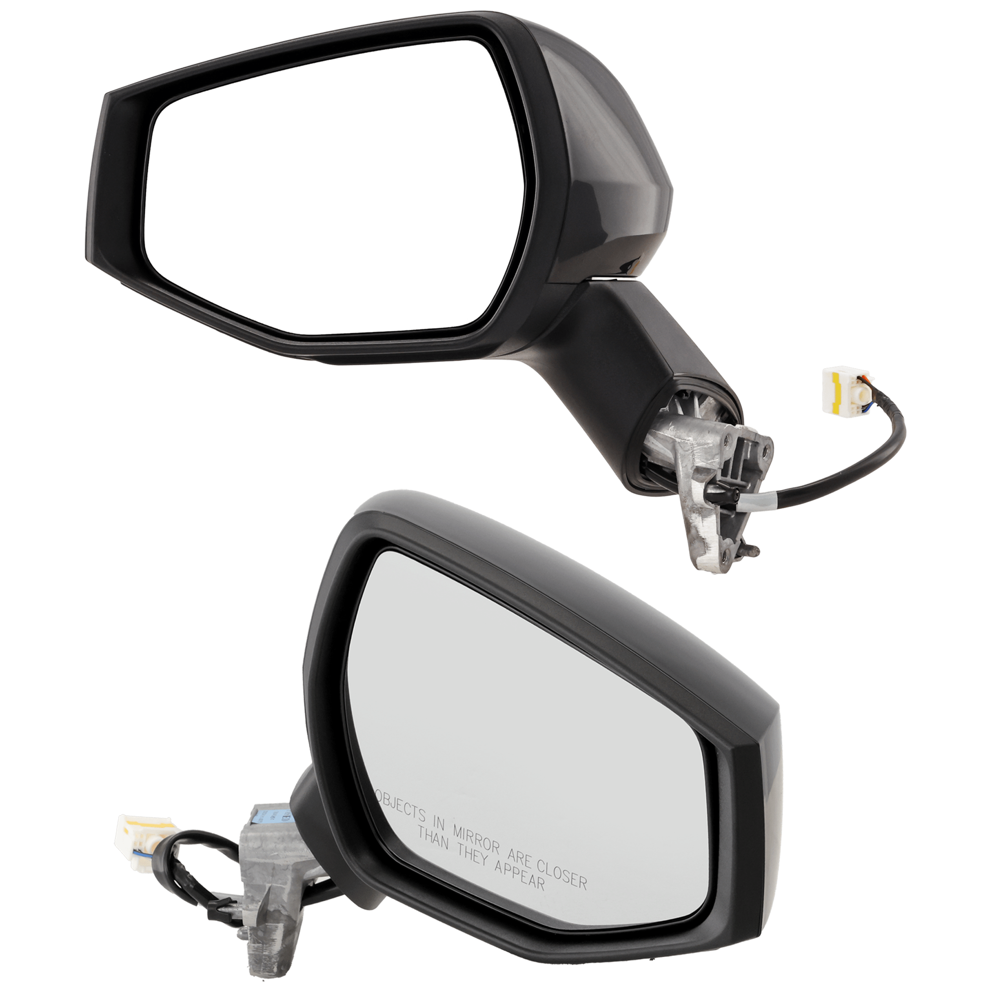 AM SPORTAGE 23-23 MIRROR RH AND LH Power Manual Folding Heated Paintable Non Towing No Signal Light Memory Puddle Light Auto Dimming and Blind Detection LX Model SKU SET JKA129ER Partslink KI1320294 KI1321294 OEM 87610P1040-87620P1040