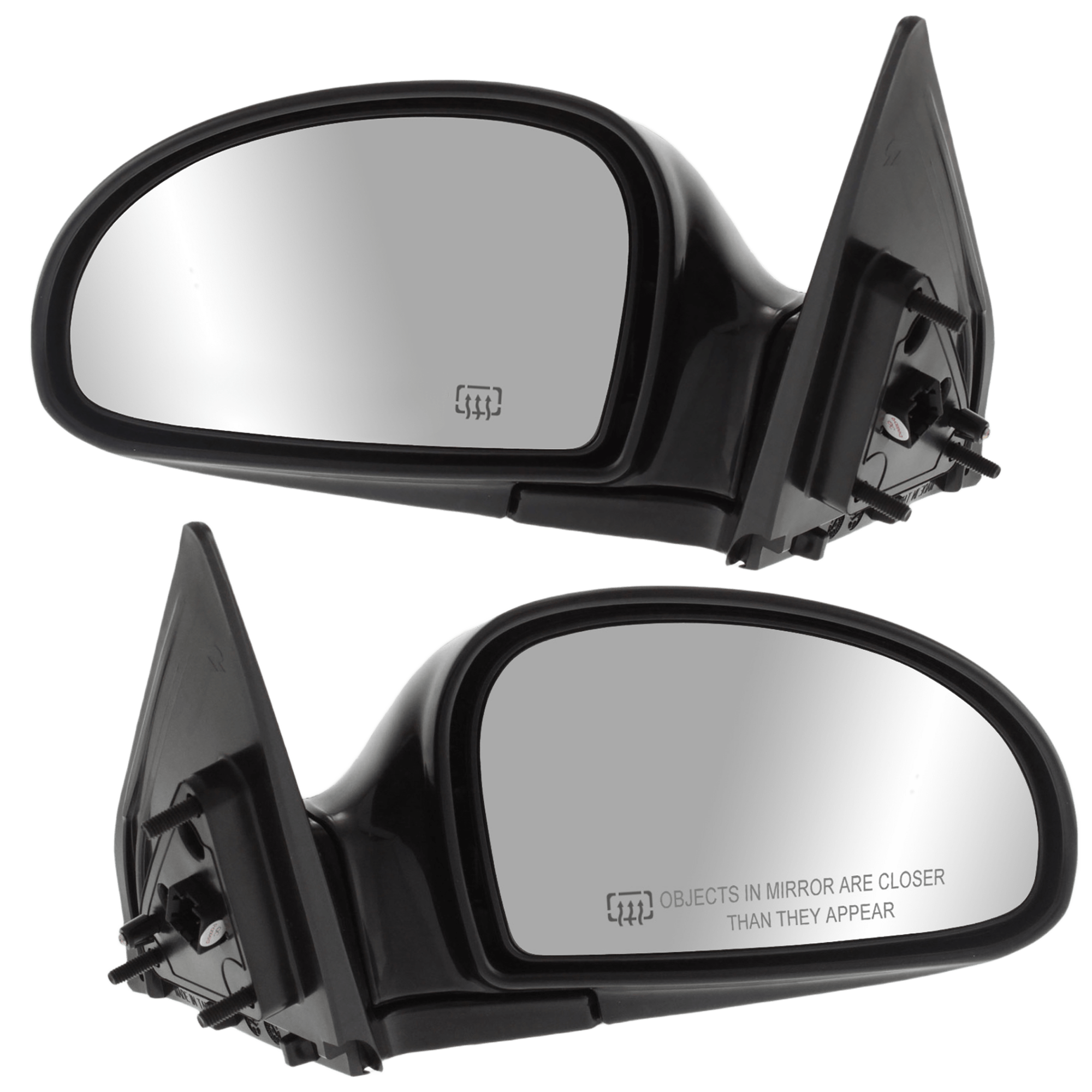 AM SPECTRA 04-09 MIRROR RH AND LH Power Manual Folding Heated Paintable Sedan Hatchback SKU SET JKA14ER Partslink KI1320130 KI1321130 OEM 876102F101-876202F301