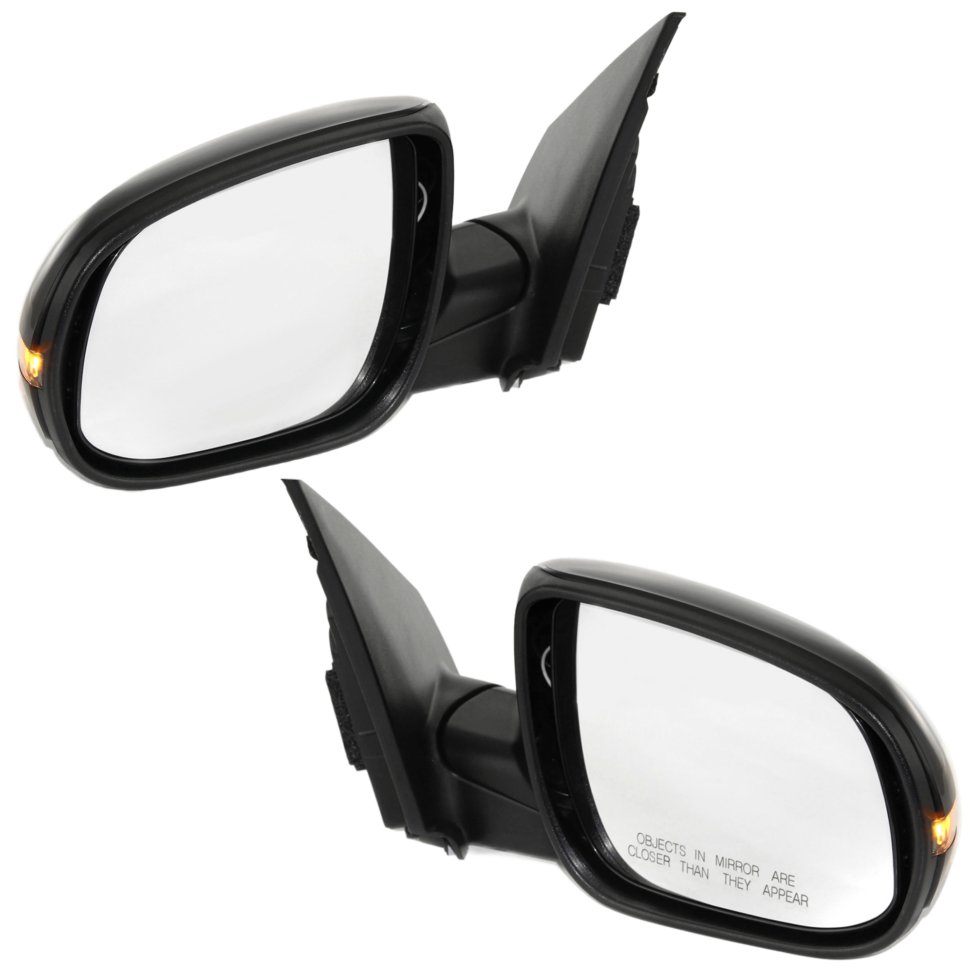 AM RIO RIO5-10-11 MIRROR RH AND LH Power Manual Folding Heated Paintable w Signal Light SKU SET JKA30ER S Partslink KI1320170 KI1321170 OEM 876101G103-876201G703