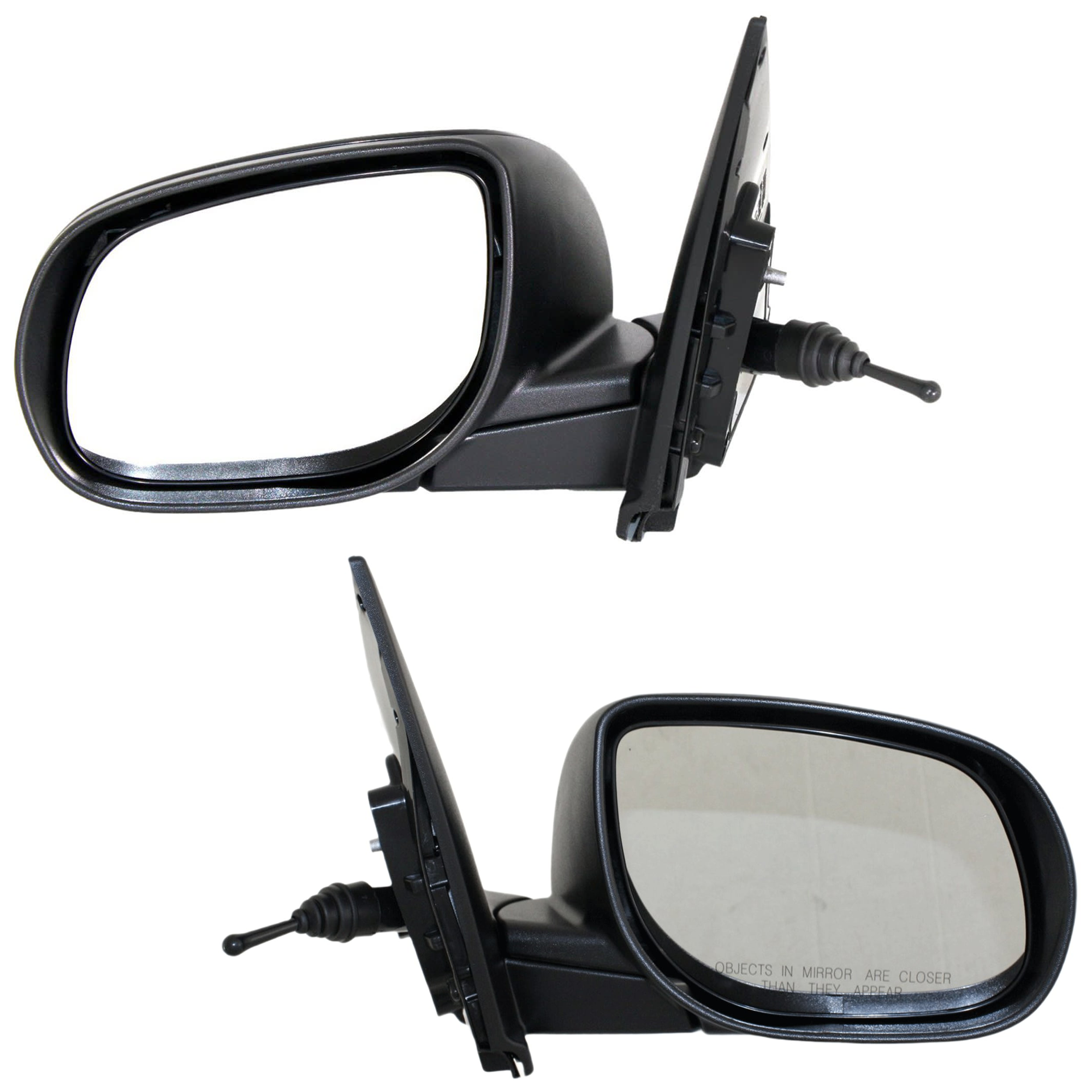 AM FORTE 10-13 MIRROR RH AND LH Manual Adjust Manual Folding Non Heated Paintable No Signal Lights Sedan SKU SET JKA39ER Partslink KI1320144 KI1321144 OEM 876101M100-876201M100