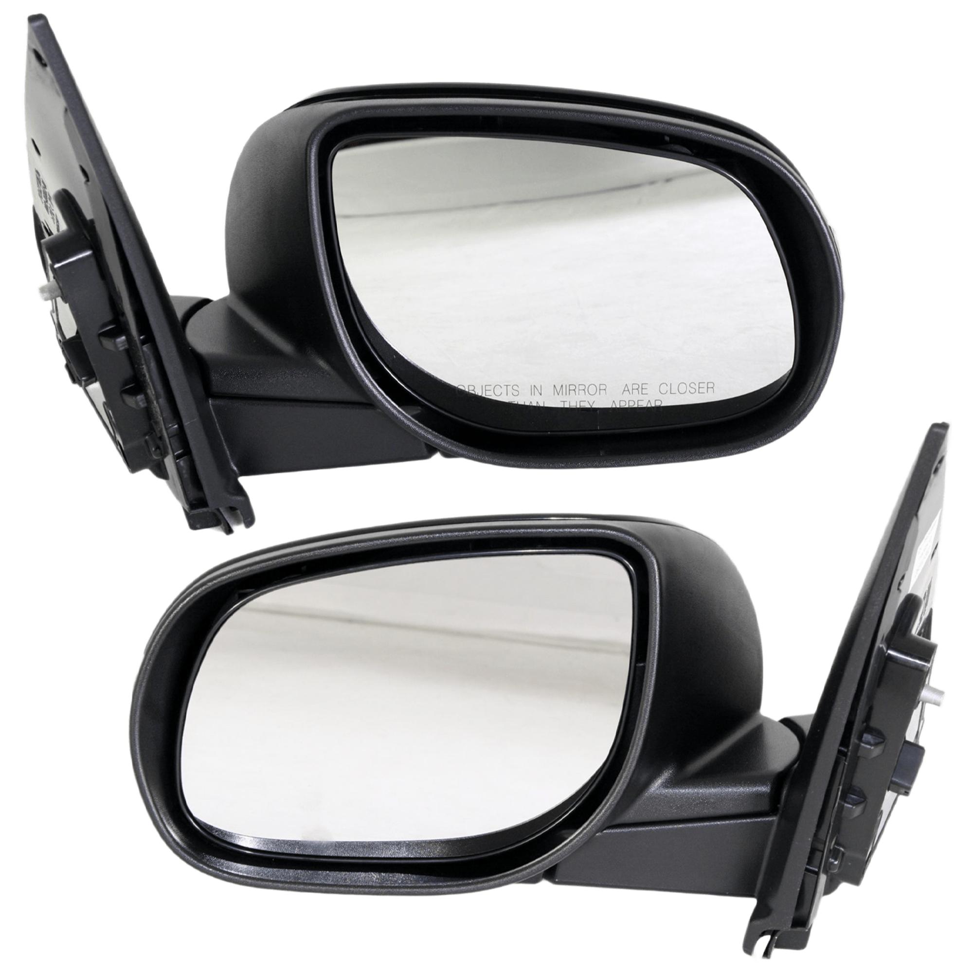 AM FORTE 10-10 MIRROR RH AND LH Power Manual Folding Heated Paintable w Signal Light Sedan SKU SET JKA40ER S Partslink KI1320145 KI1321145 OEM 876101M000-876201M000