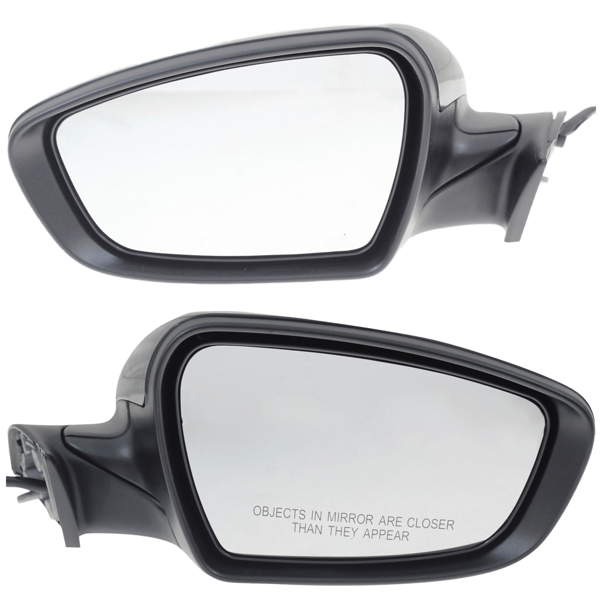 AM FORTE 14-16 MIRROR RH AND LH Power Manual Folding Heated Paintable No Puddle and Signal Lights Sedan LX model SKU SET JKA48ER Partslink KI1320181 KI1321181 OEM 87610A7200-87620A7200