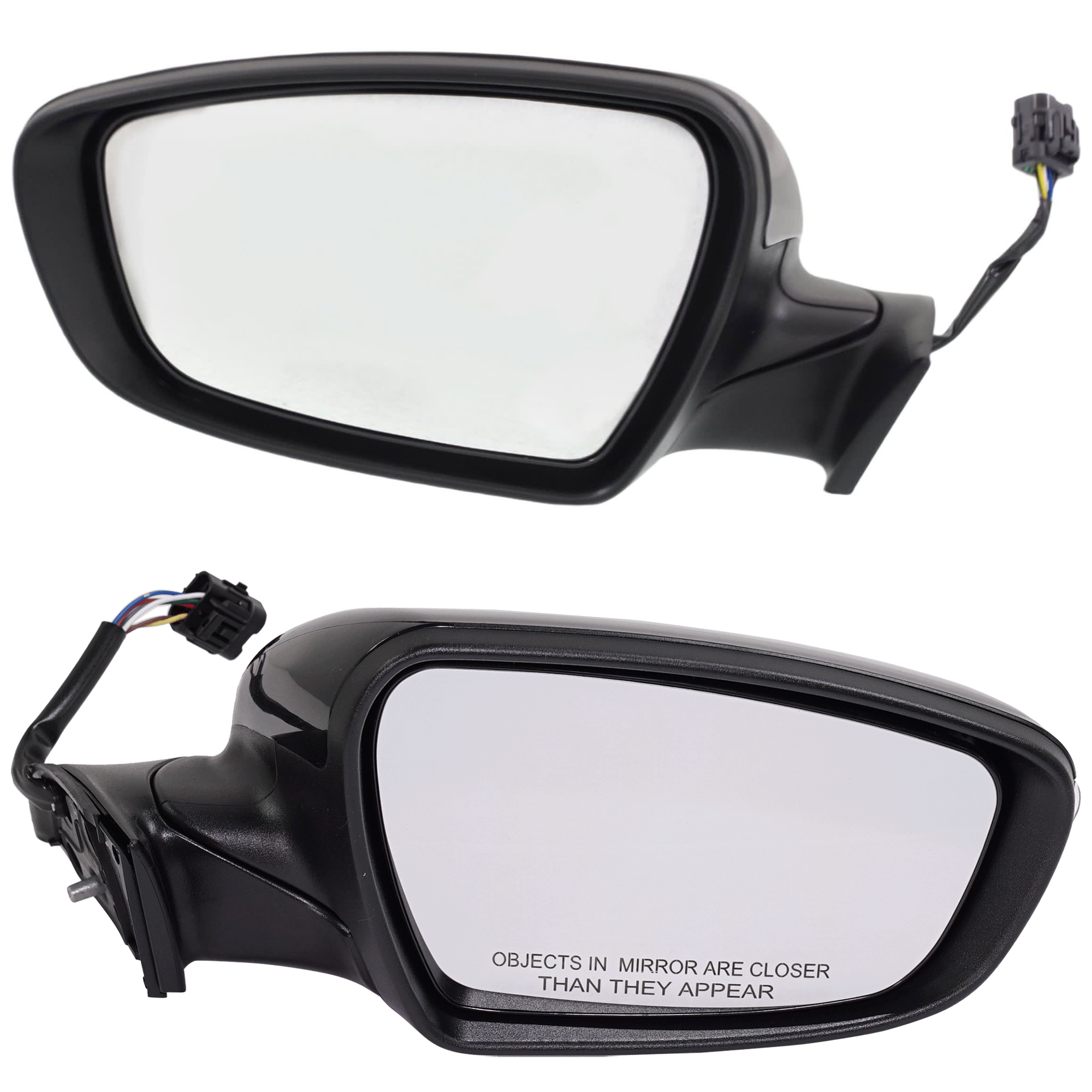 AM FORTE 14-16 MIRROR RH AND LH Power Manual Folding Heated Paintable w Signal Light No Puddle Light Sedan LX Model SKU SET JKA49ER S Partslink KI1320182 KI1321182 OEM 87610A7210-87620A7210