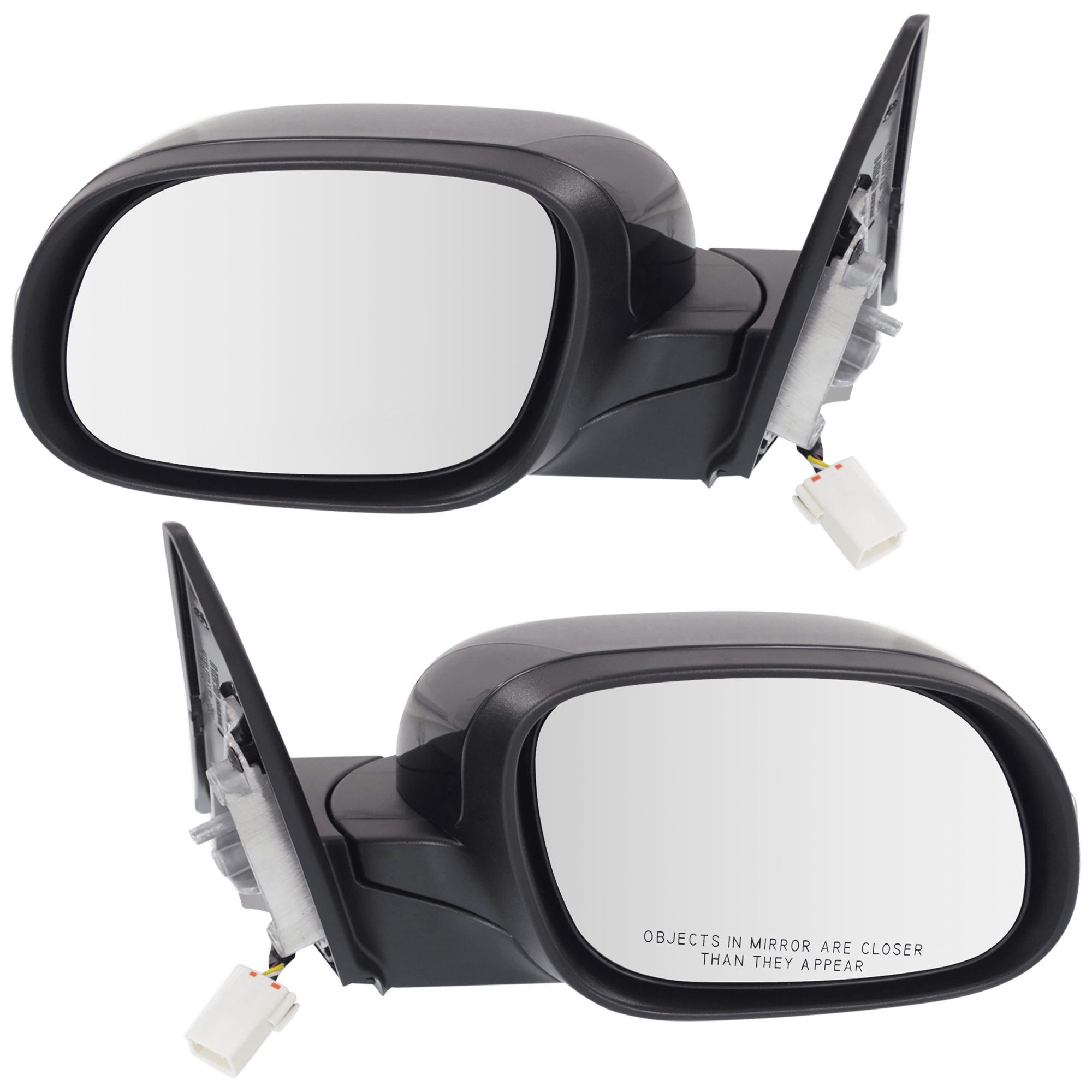 AM SOUL 14-19 MIRROR RH AND LH Power Manual Folding Heated Paintable w Signal Light No Memory and Puddle Light SKU SET JKA52ER S Partslink KI1320178 KI1321178 OEM 87610B2550-87620B2550