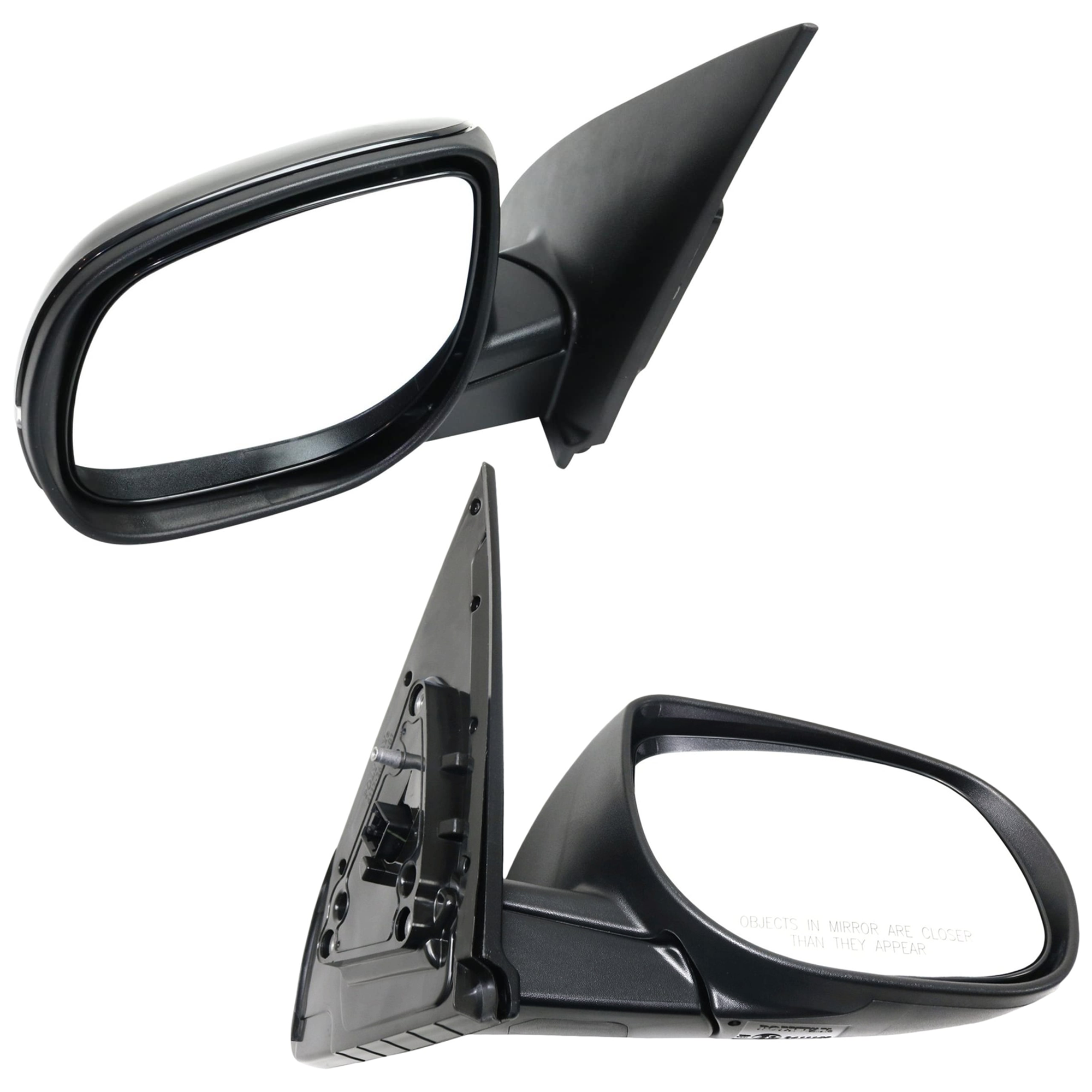 AM FORTE FORTE5-11-13 MIRROR RH AND LH Power Manual Folding Heated Paintable w Signal Light Hatchback Sedan SKU SET JKA69ER S Partslink KI1320156 KI1321156 OEM 876101M005-876201M005