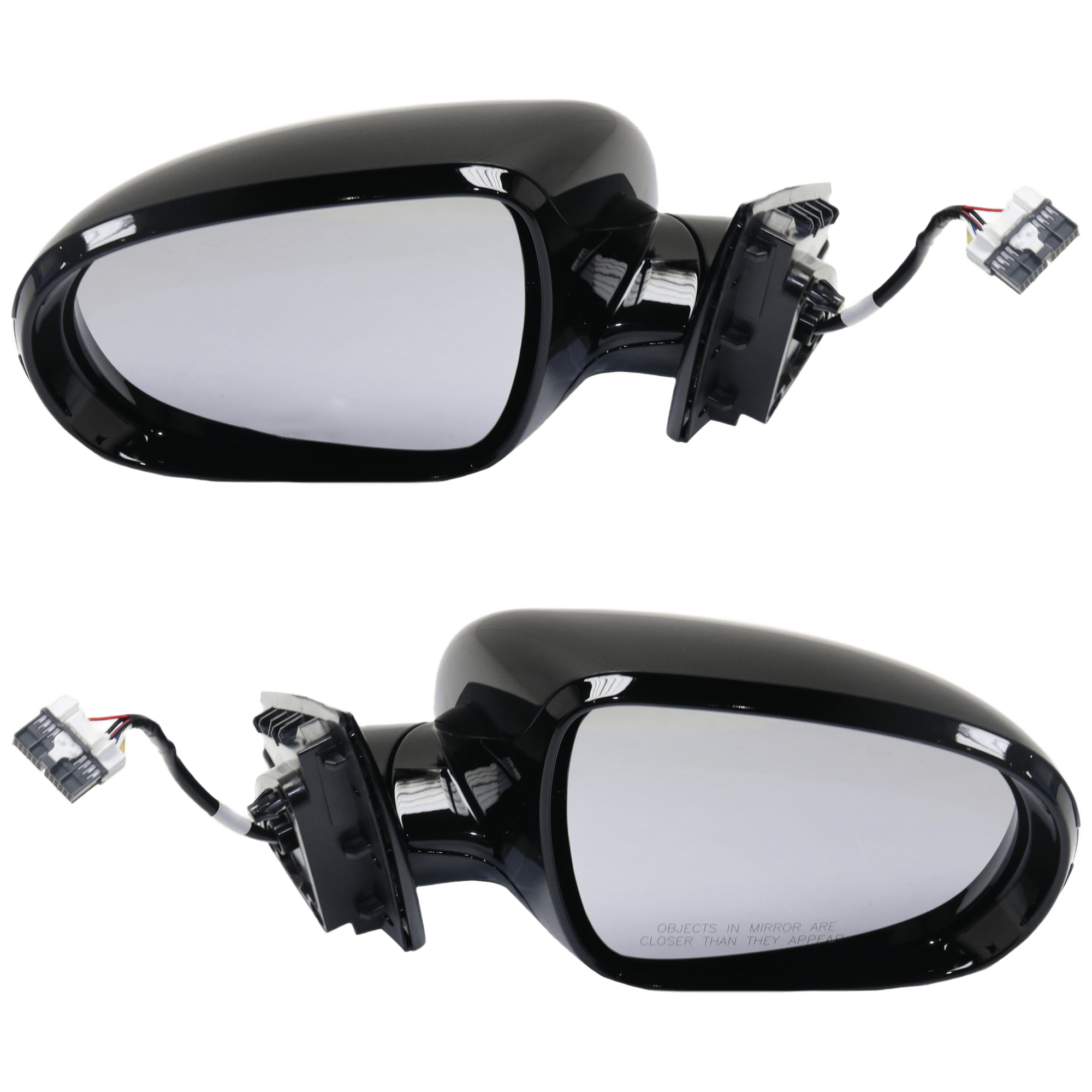 AM SORENTO 16-20 MIRROR RH AND LH Power Manual Folding Heated Paintable w Signal Light No BSD and Surround View SKU SET JKA72ER S Partslink KI1320207 KI1321207 OEM 87610C6080-87620C6080