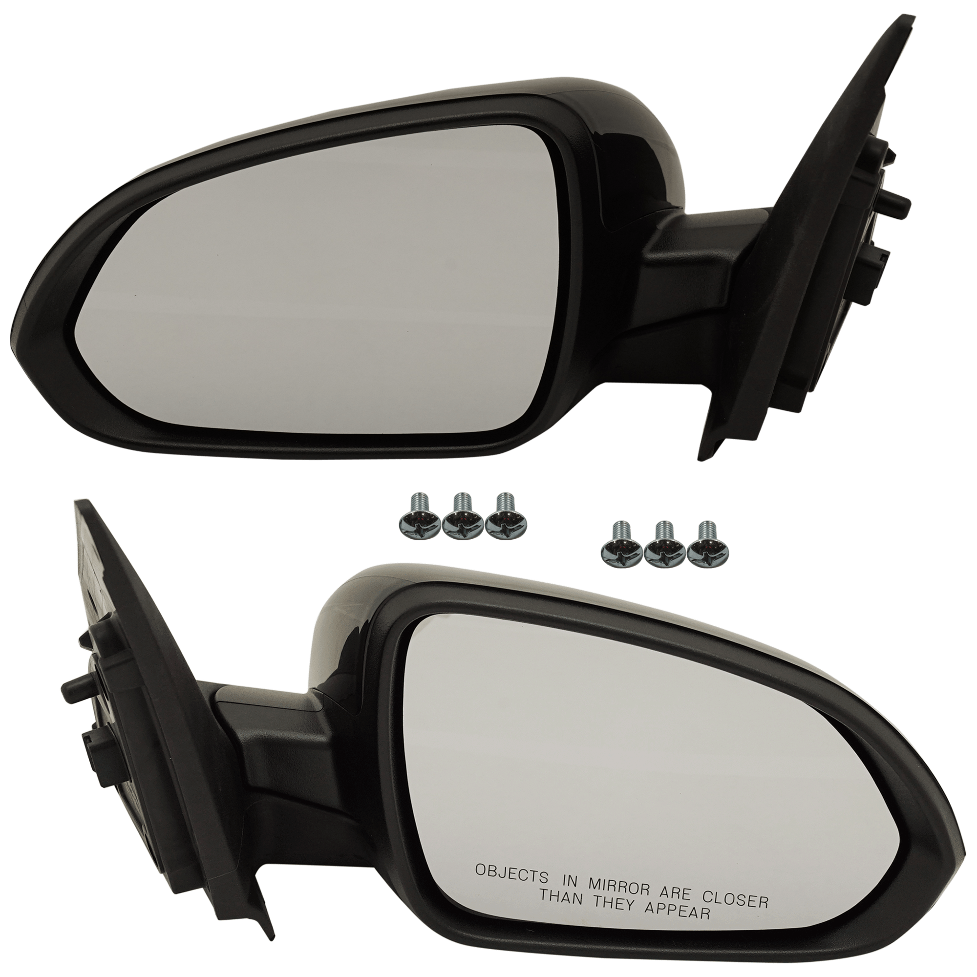 AM RIO 18-20 MIRROR RH AND LH Power Manual Folding Heated Paintable No Signal Light 18-18 EX S Models SKU SET JKA78ER Partslink KI1320218 KI1321218 OEM 87610H9160-87620H9020