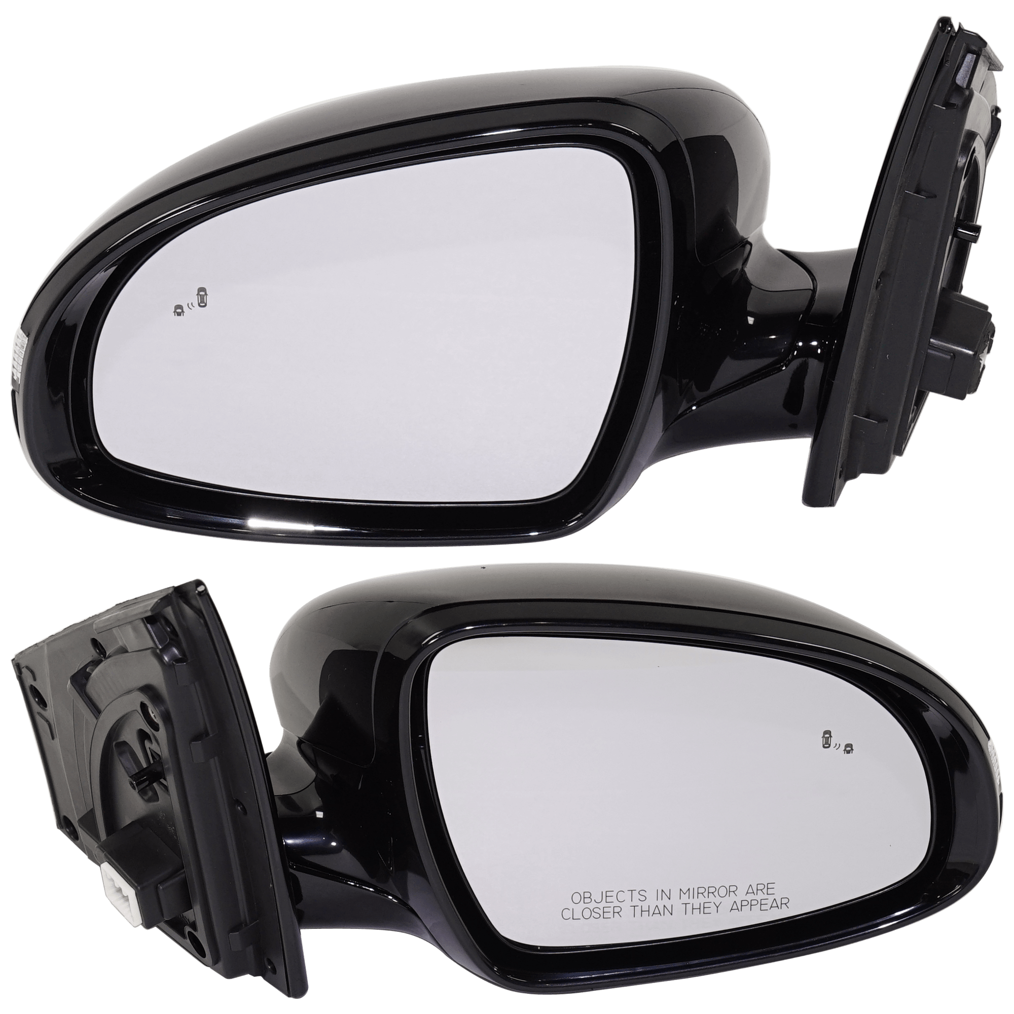 AM SPORTAGE 17-19 MIRROR RH AND LH Power Power Folding Heated Paintable w BSD and Built In Signal Light No Auto dimming Memory Puddle Light Shadow Line and Side Object Sensor SKU SET JKA79ER S Partslink KI1320199 KI1321199 OEM 87610D9130-87620D9130