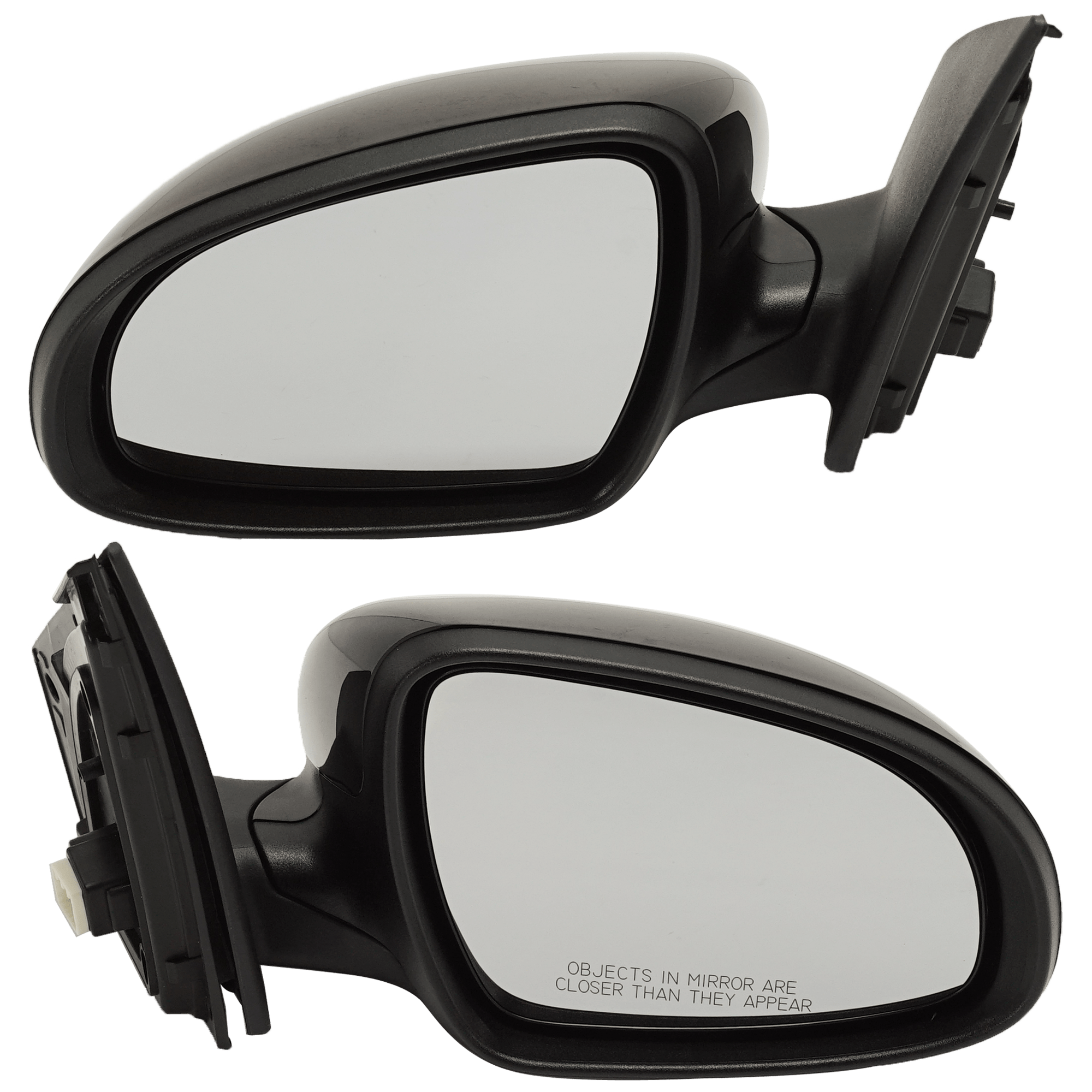 AM SPORTAGE 17-22 MIRROR RH AND LH Power Manual Folding Heated Paintable No BSD and Signal Light SKU SET JKA81ER Partslink KI1320197 KI1321197 OEM 87610D9110-87620D9110