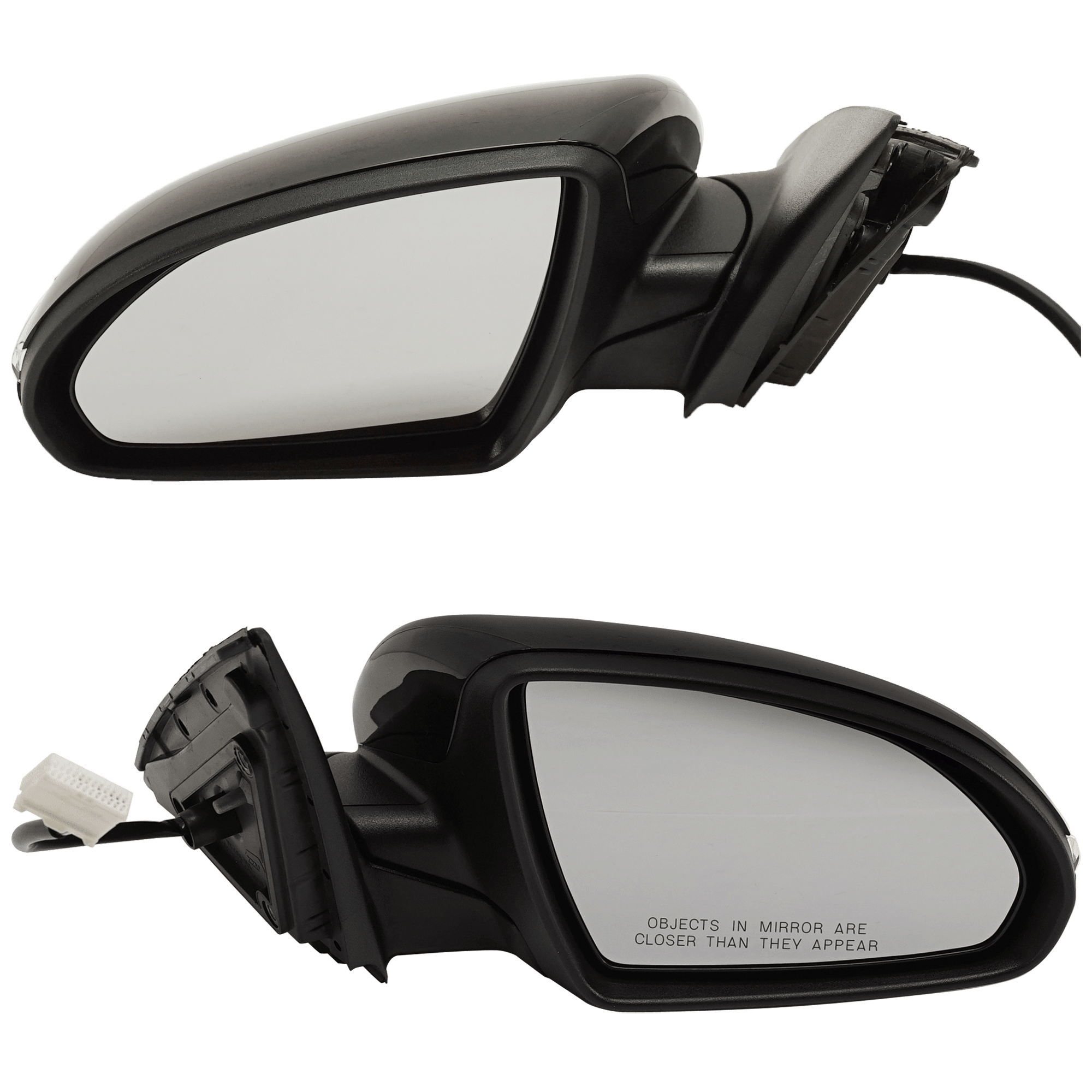 AM OPTIMA 16-18 MIRROR RH AND LH Power Manual Folding Non Heated Paintable w Signal Light No BSD and Memory Exc. Hybrid Model SKU SET JKA88ER S Partslink KI1320200 KI1321200 OEM 87610D5000-87620D5000