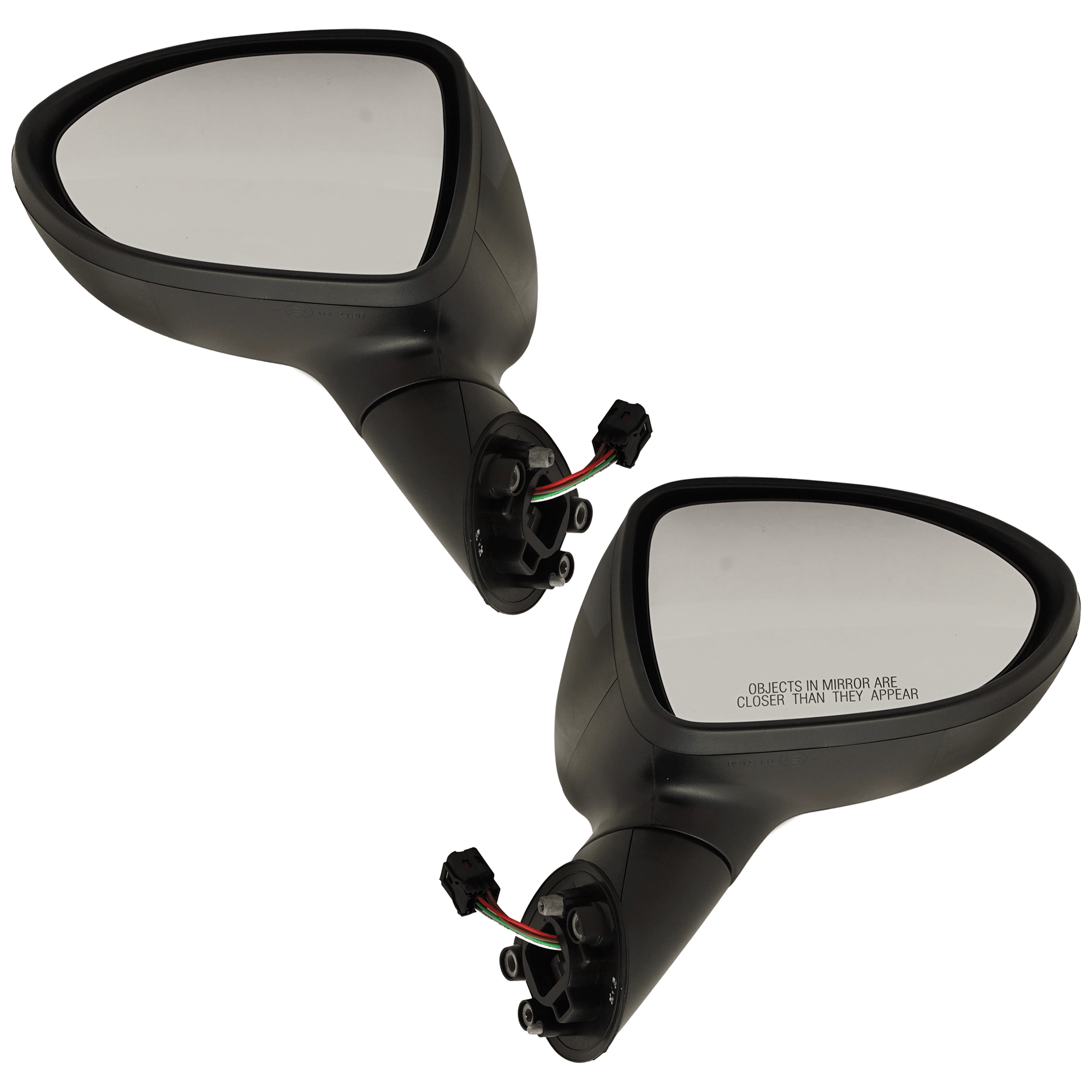 AM RIO 12-17 MIRROR RH AND LH Power Manual Folding Heated Paintable No Signal Light Hatchback Sedan SKU SET JKA90ER Partslink KI1320187 KI1321187 OEM 876101W141-876071W000-876201W1
