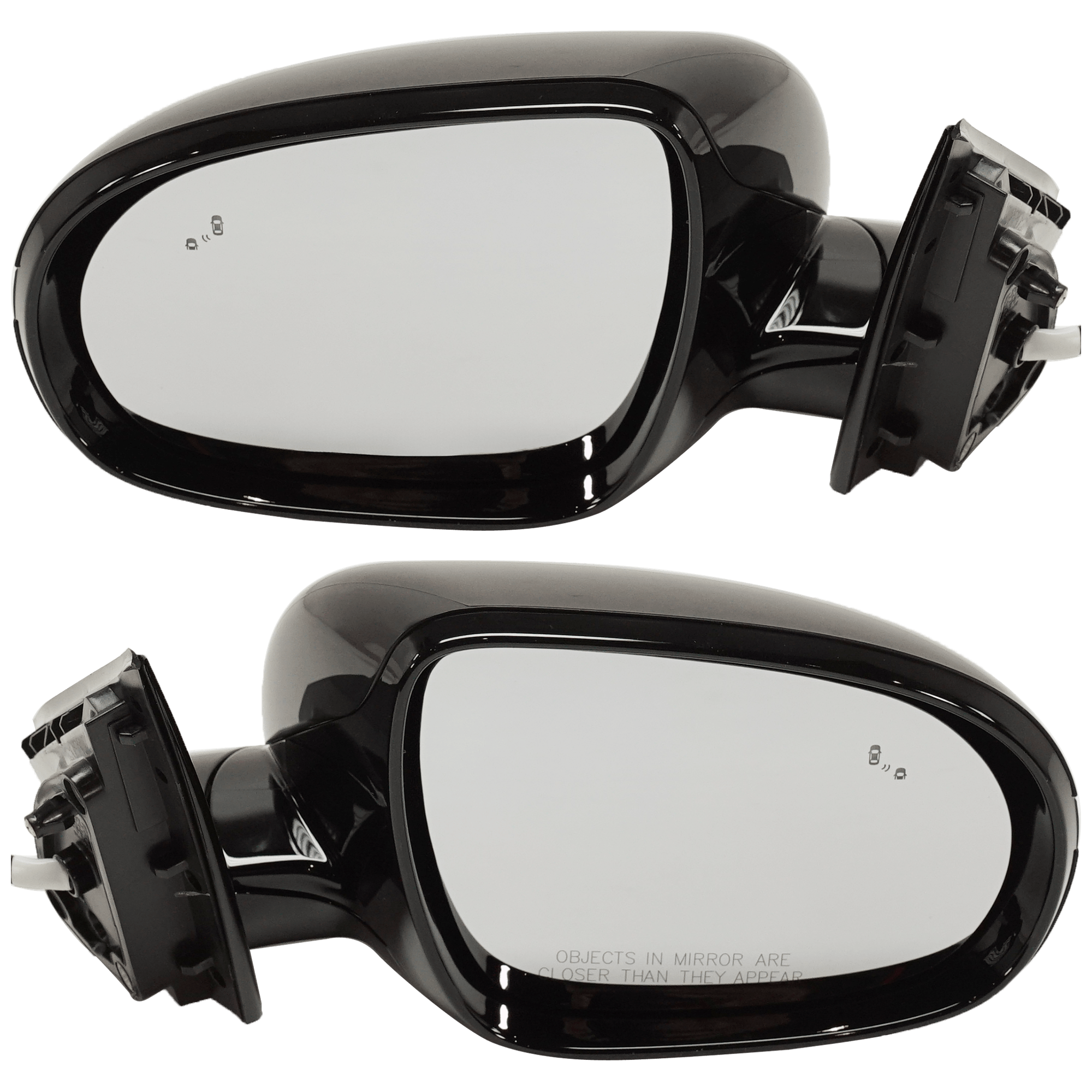 AM SORENTO 19-20 MIRROR RH AND LH Power Manual Folding Heated Paintable w BSD and Signal Light SKU SET JKA96ER S Partslink KI1320208 KI1321208 OEM 87610C6220-87620C6220
