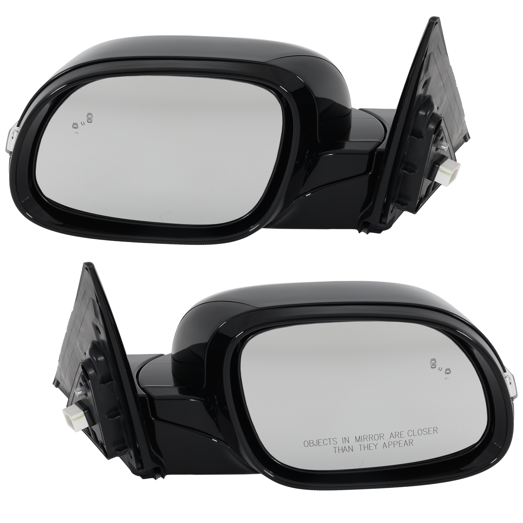 AM SOUL 17-19 MIRROR RH AND LH Power Power Folding Heated Paintable w BSD and Signal Light SKU SET JKA97ER S Partslink KI1320216 KI1321216 OEM 87610B2440-87620B2440