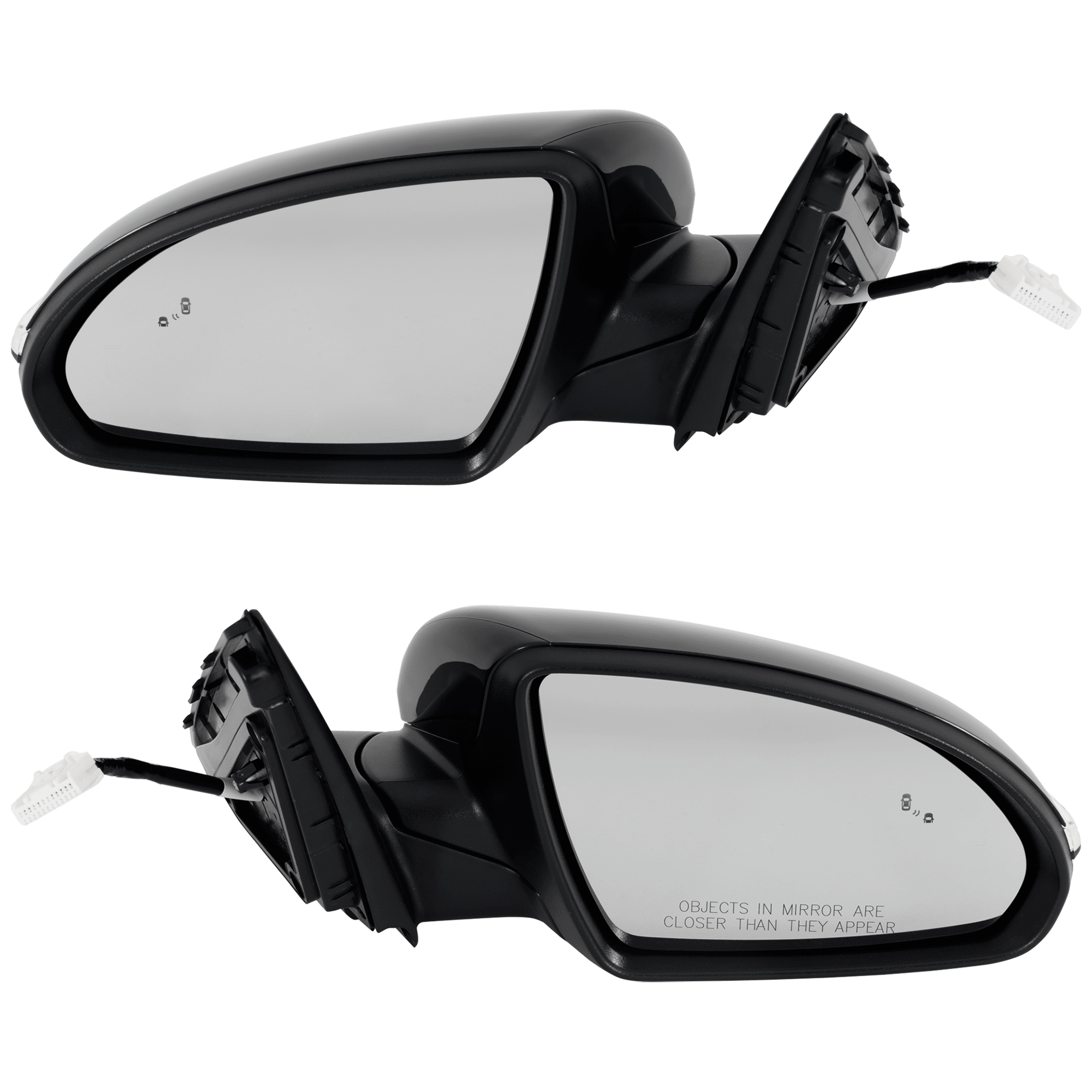 AM OPTIMA 16-20 MIRROR RH AND LH Power Manual Folding Heated Paintable w BSD and Signal Light No Memory Exc. Hybrid Model USA Built Vehicle SKU SET JKA98ER S Partslink KI1320221 KI1321221 OEM 87610D5150-87620D5150