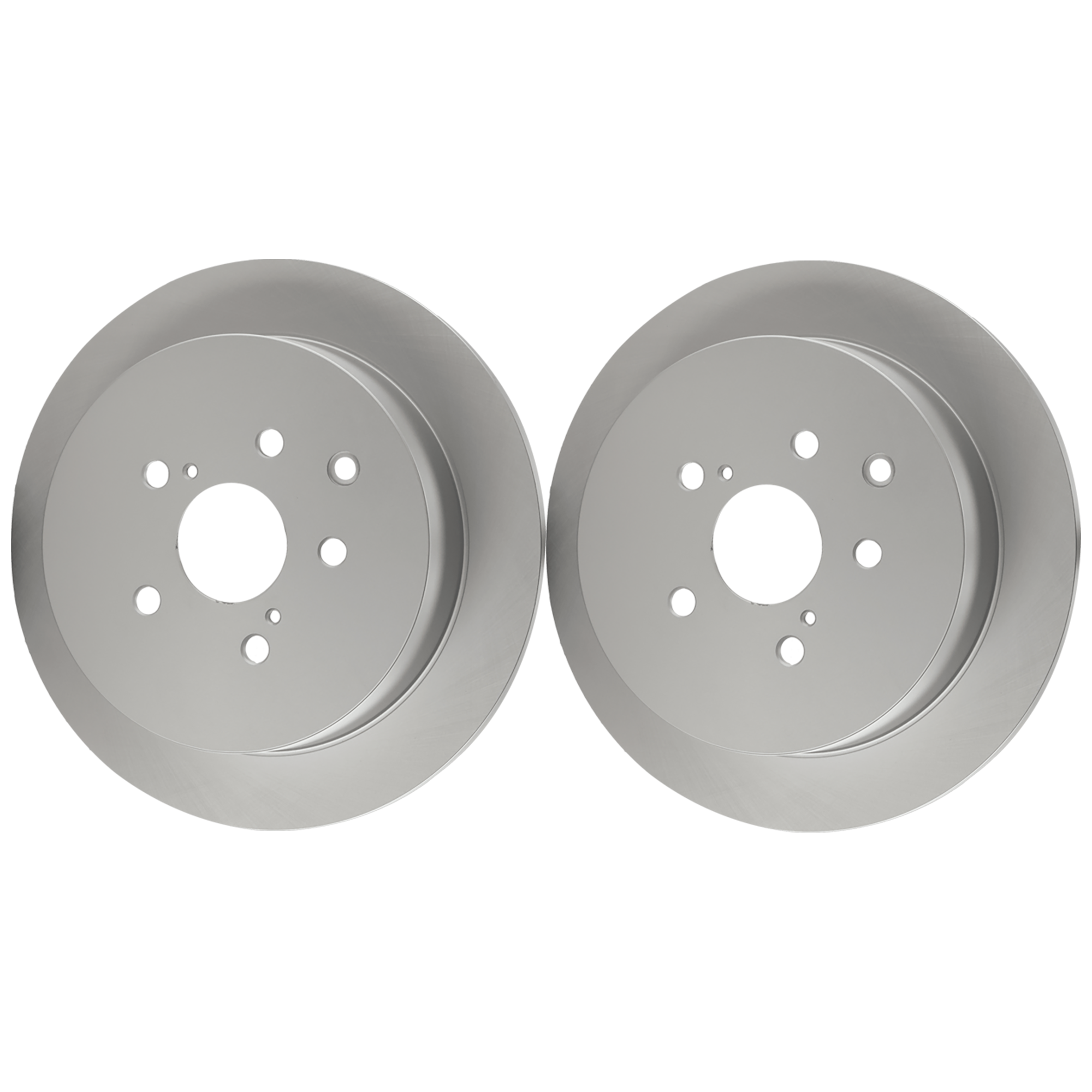 AM ES350-07-12 CAMRY 07-11 AVALON 08-12 REAR BRAKE DISC RH AND LH Plain Surface G Coated Cast Iron Solid 5 Lugs SKU SET JL27110006G 2 OEM 4243106110 PFM