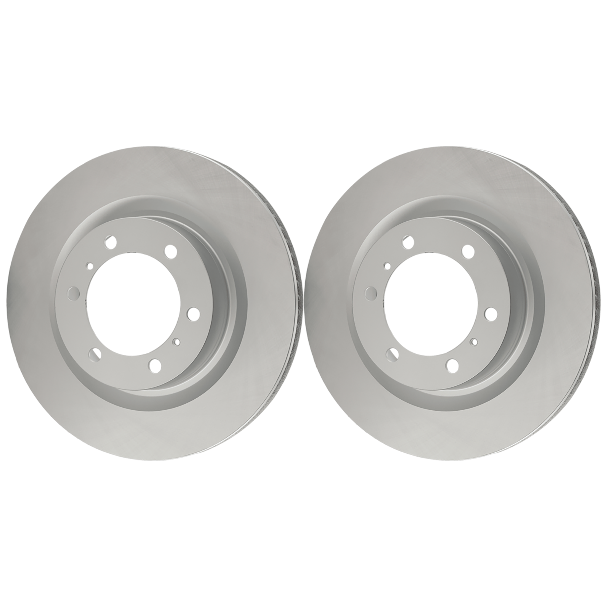 AM GX460-4RUNNER 10-22 FRONT BRAKE DISC RH AND LH Plain Surface G Coated Cast Iron Vented 6 Lugs SKU SET JL27110015G 2 OEM 4351260191 PFM