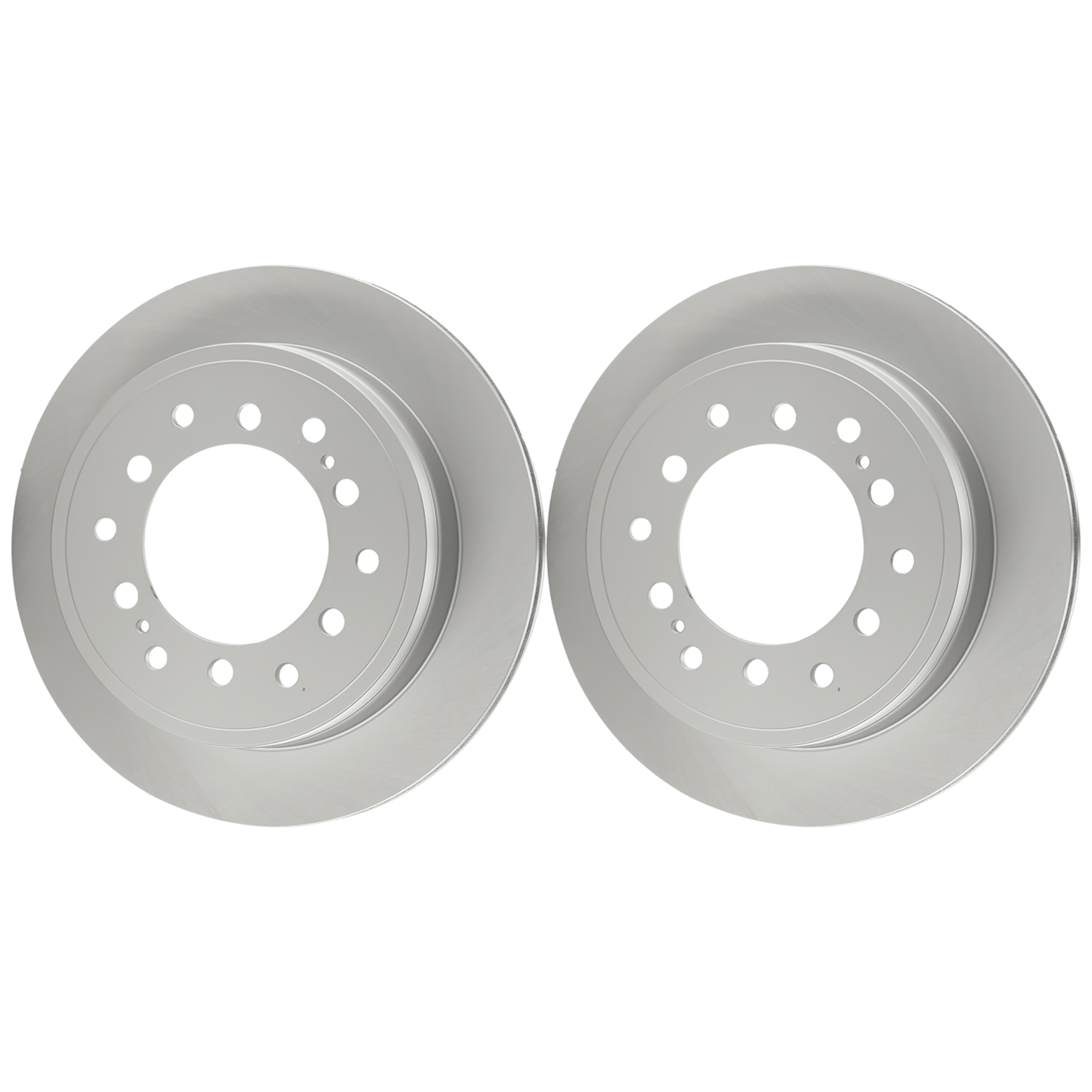 AM GX460-4RUNNER 10-22 REAR BRAKE DISC RH AND LH Plain Surface G Coated Cast Iron Vented 6 Lugs SKU SET JL27110016G 2 OEM 4243160311 PFM