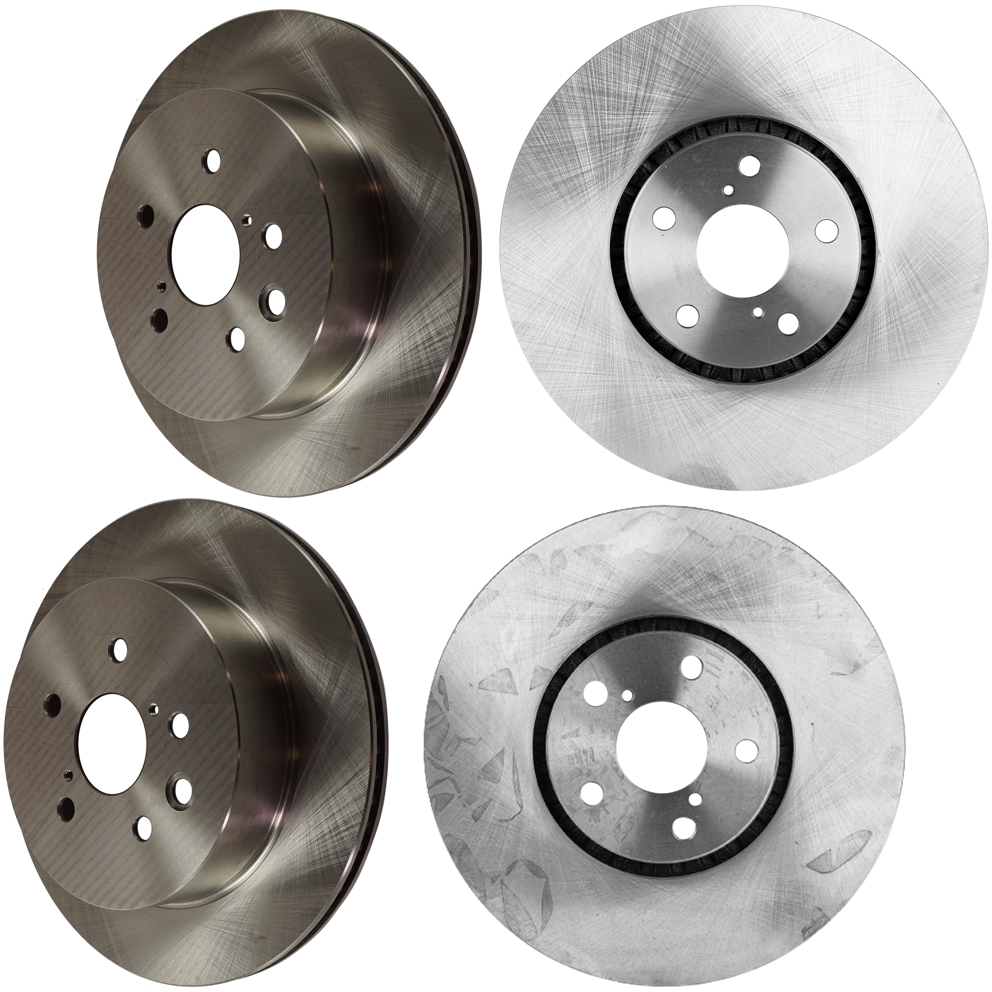 AM GS430-06-07 IS350-06-15 FRONT AND REAR BRAKE DISC 4 Wheel Set SKU SET JL27110019-4 A OEM 4243130290-4351222260-43516220