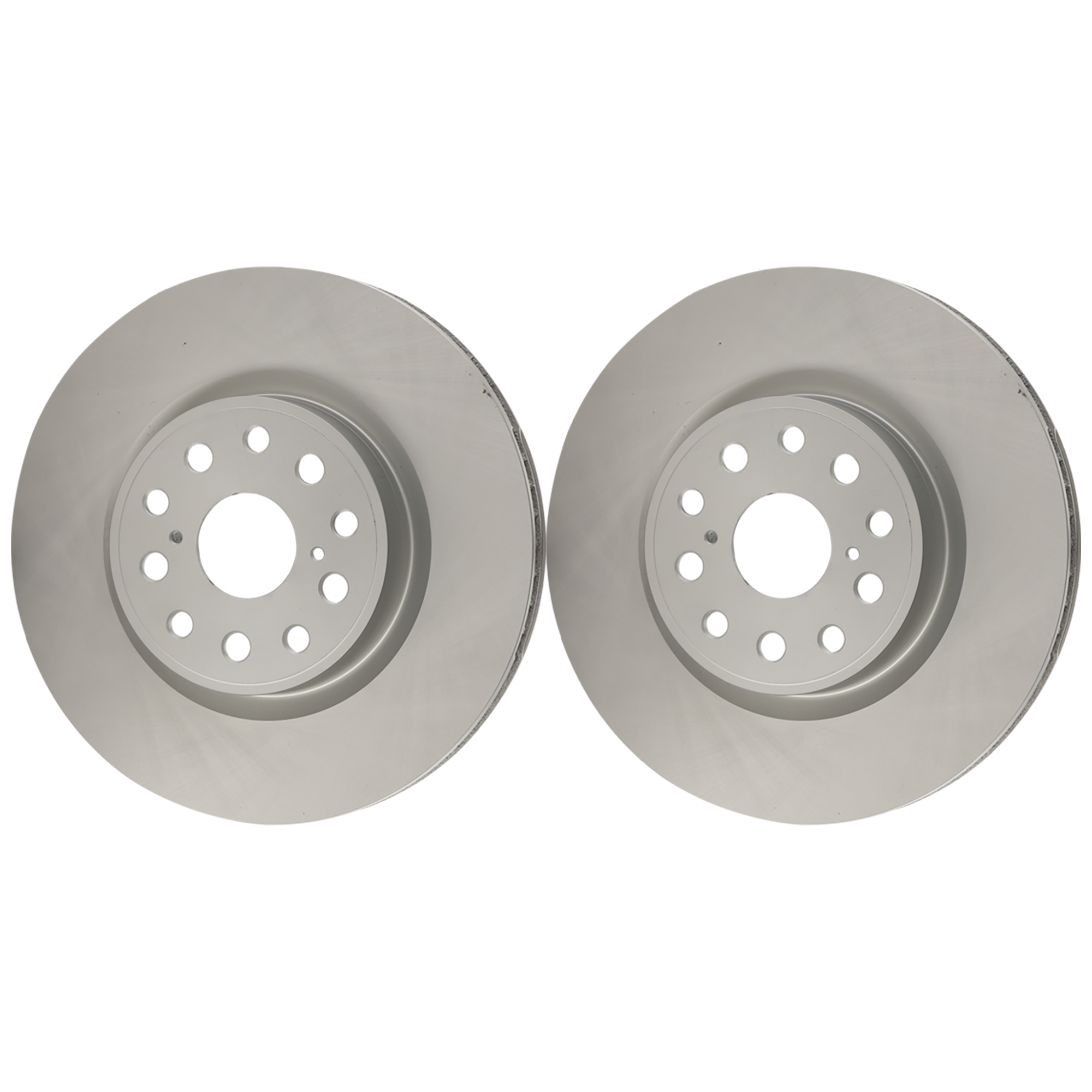 AM LS460-07-17 FRONT BRAKE DISC RH AND LH Plain Surface G Coated Cast Iron Vented 5 Lugs SKU SET JL27110034G 2 OEM 4351250240 PFM