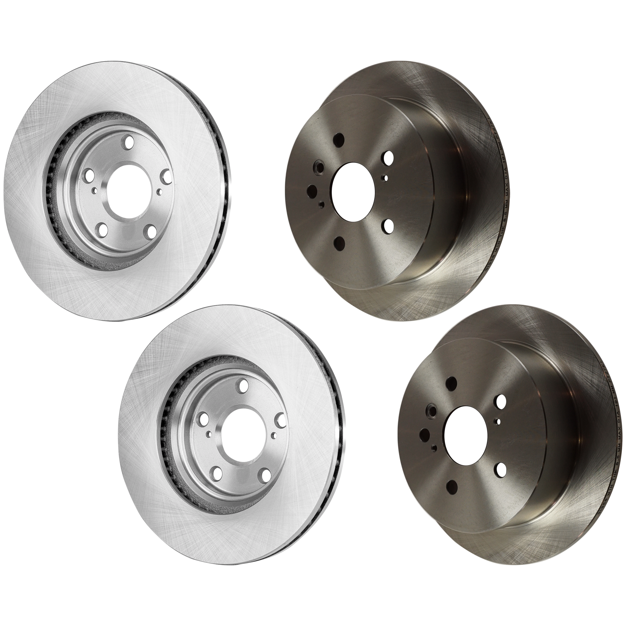 AM HIGHLANDER 04-07 FRONT AND REAR BRAKE DISC 4 Wheel Set SKU SET JL27110056-4 B OEM 4243148041-424310E011-43512480