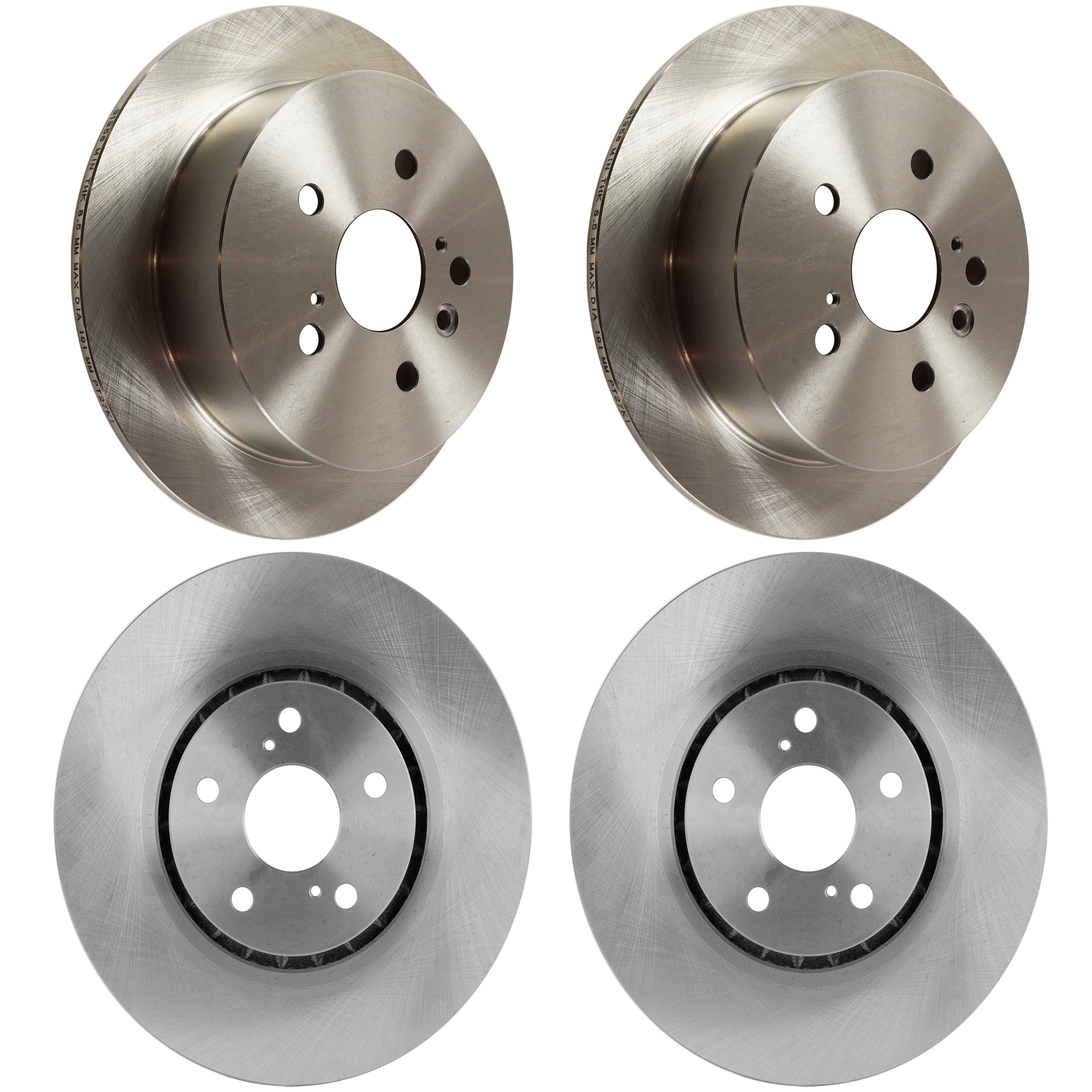 AM RX330-04-06 RX350-07-09 FRONT AND REAR BRAKE DISC 4 Wheel Set SKU SET JL27110057-4 OEM 4243148041-424310E011-43512480