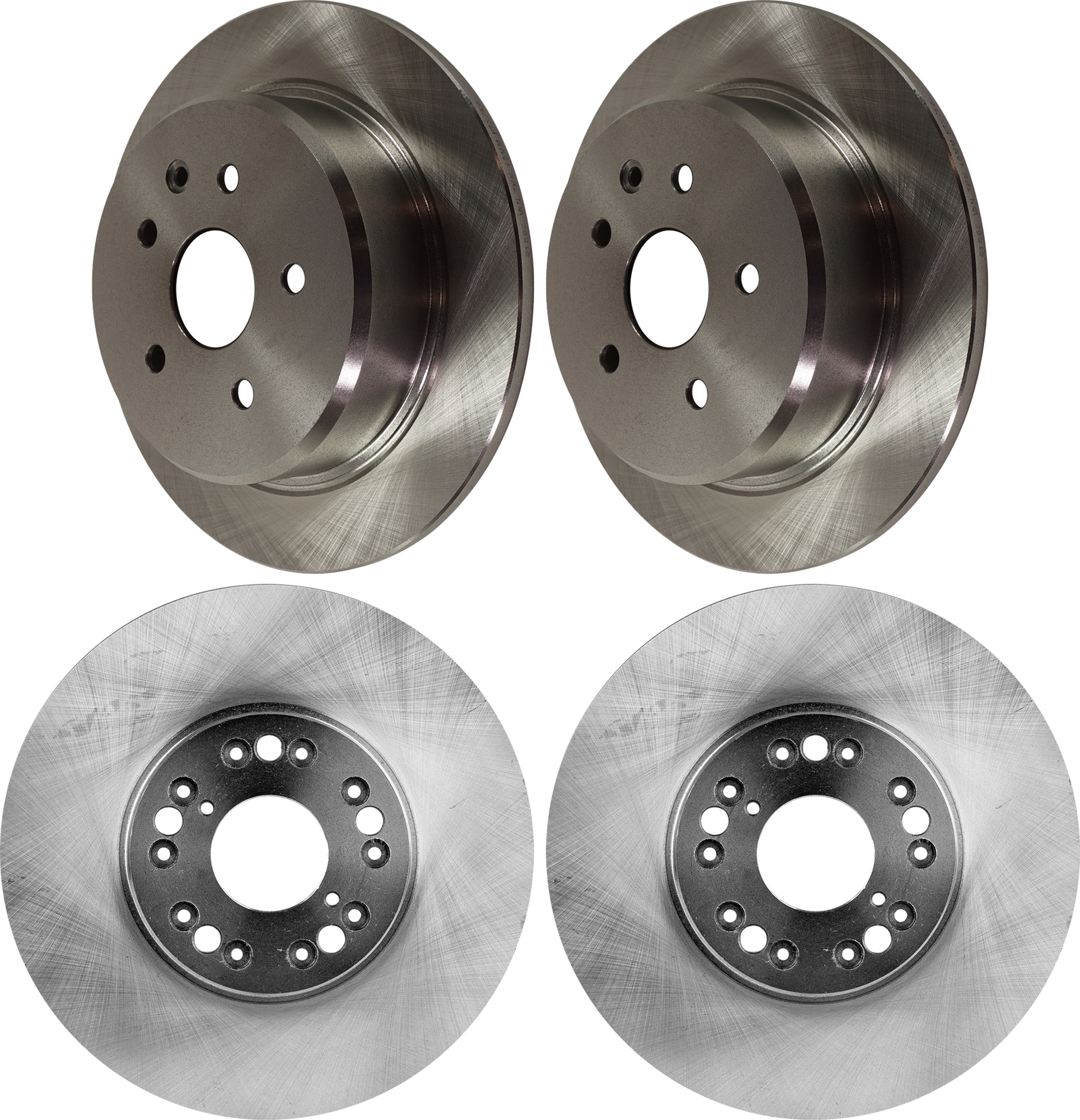 AM GS300-98-05 SC430-02-10 FRONT AND REAR BRAKE DISC 4 Wheel Set SKU SET JL27110060-4 A OEM 4243130260-4243153011-43512530